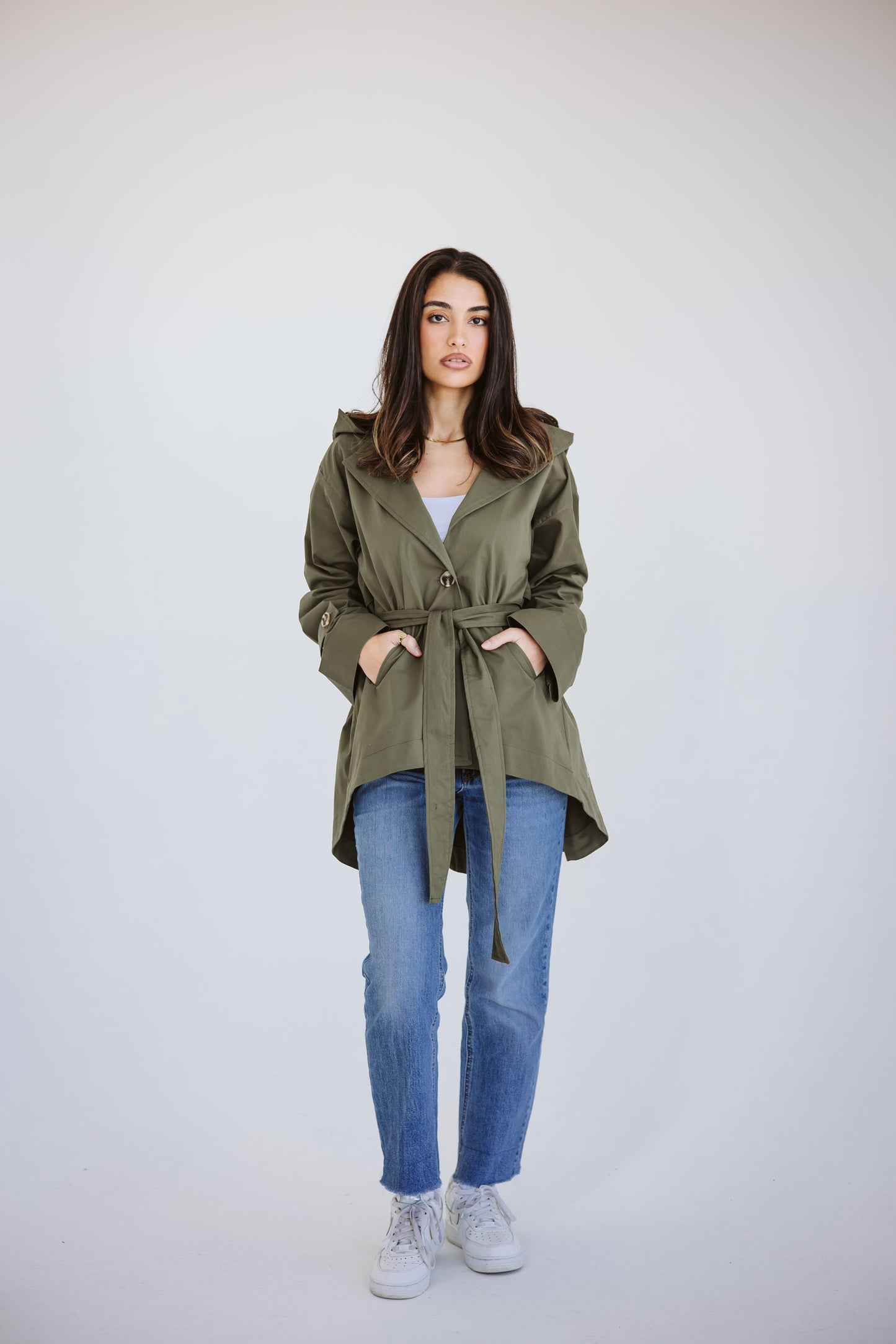 Luca jacket in olive