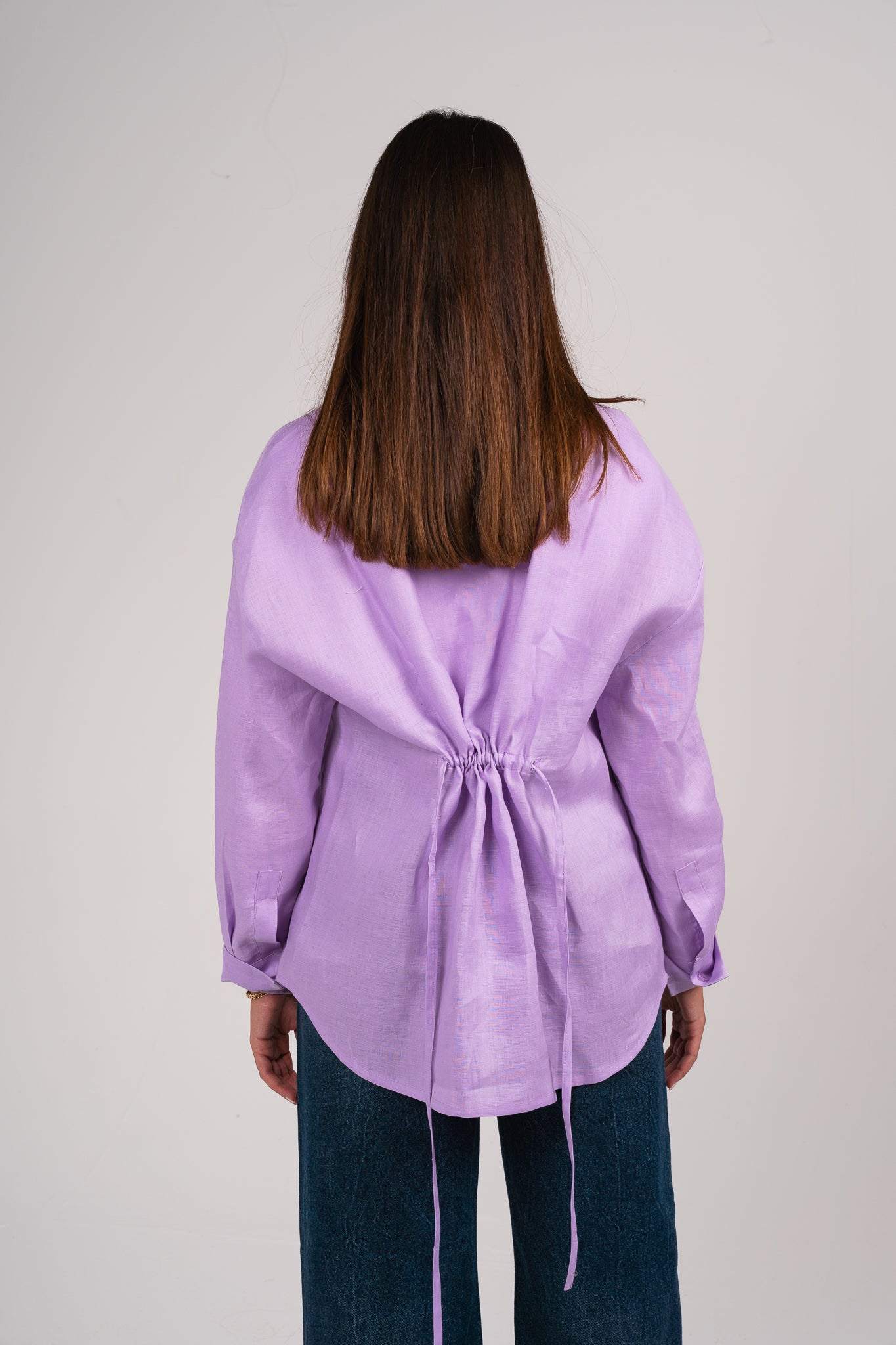 Wrap it shirt in Lilac