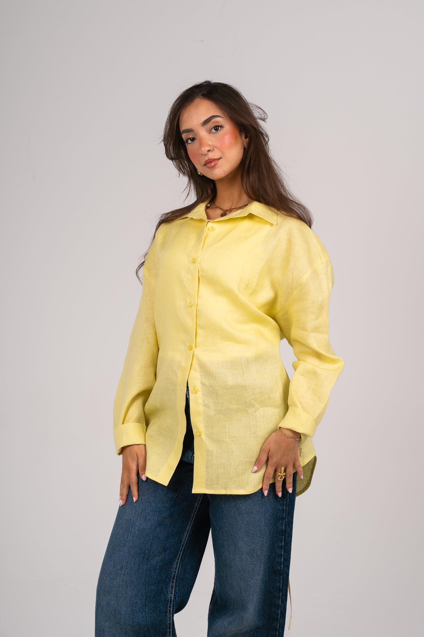 Wrap it shirt in Yellow