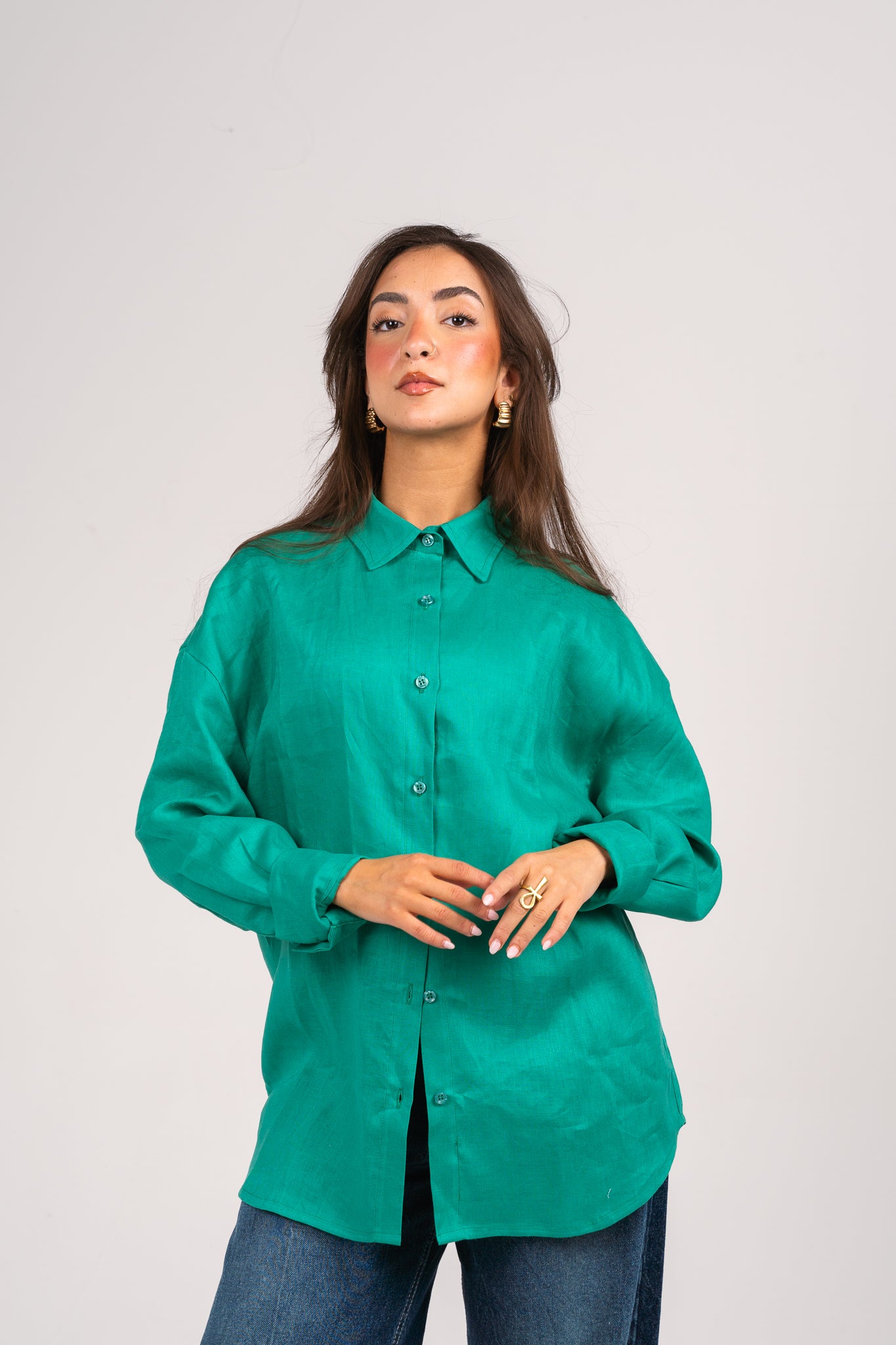 Wrap it shirt in Green
