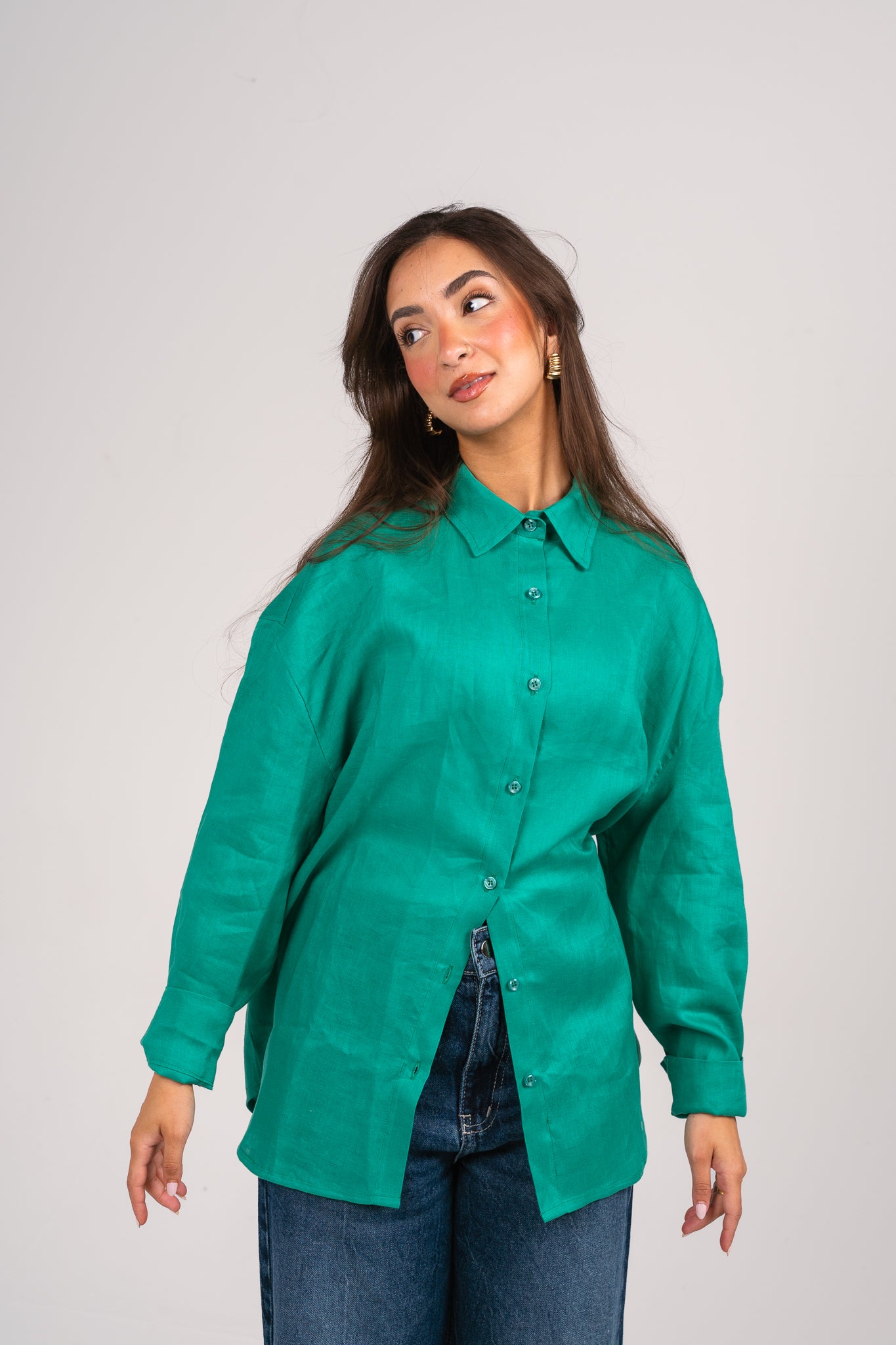 Wrap it shirt in Green