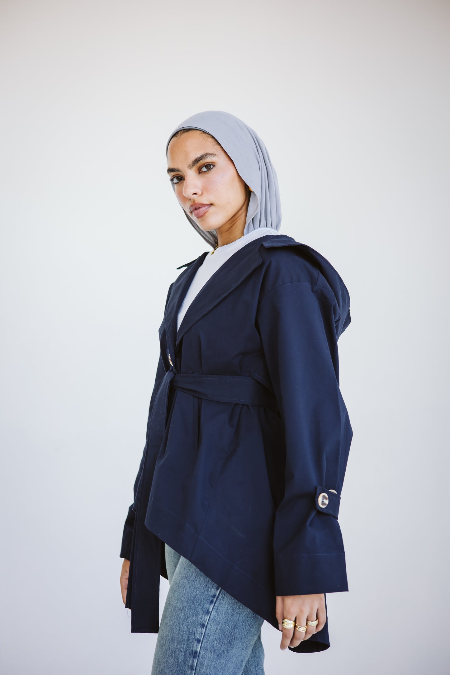 Luca jacket in Navy