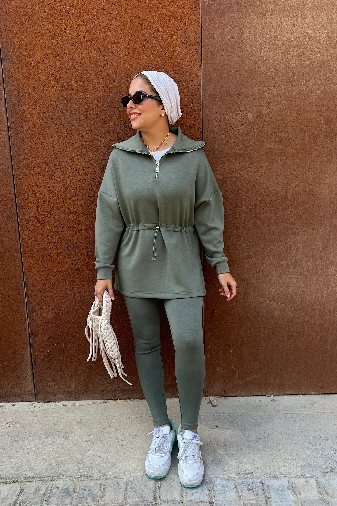 The Leisure Set in Olive