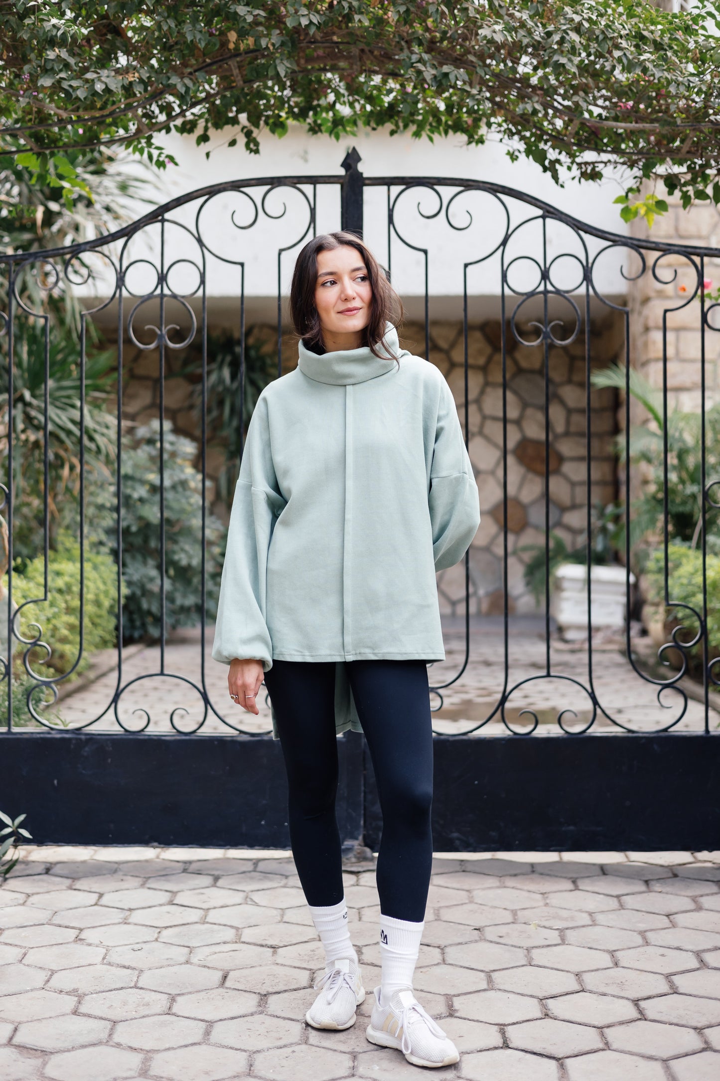 All i need pullover in mint