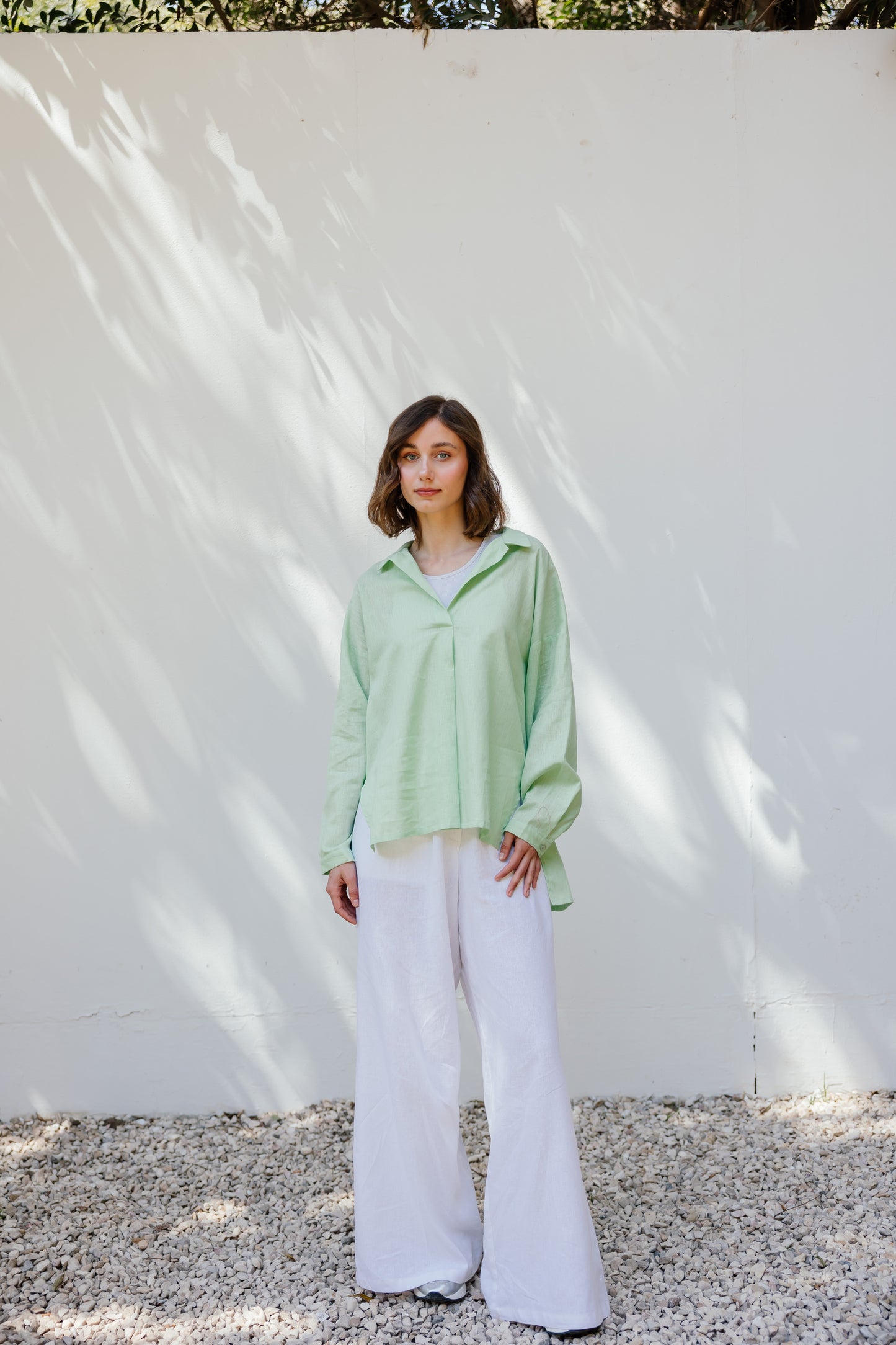 Field of dreams shirt in Apple Green
