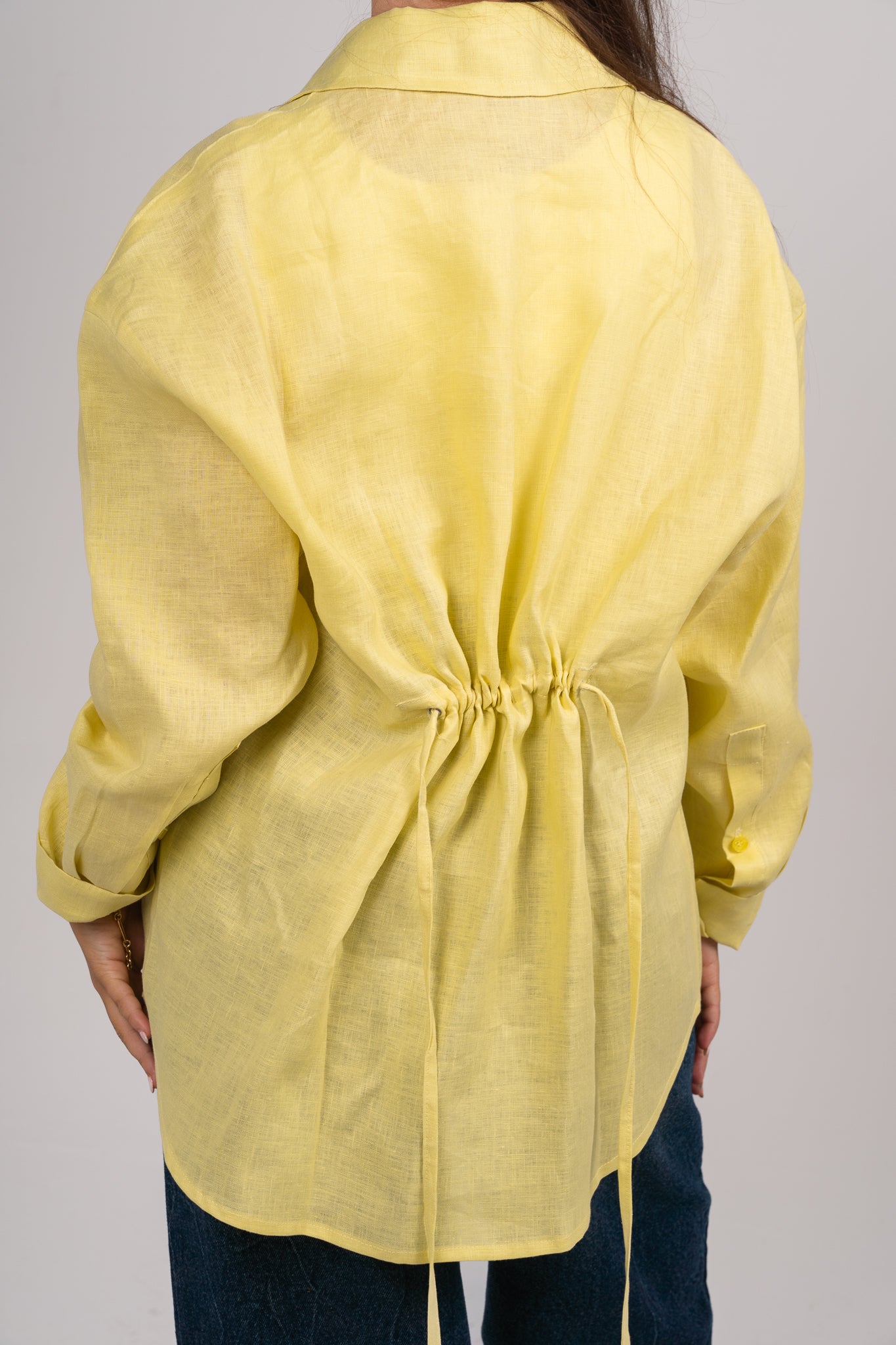 Wrap it shirt in Yellow