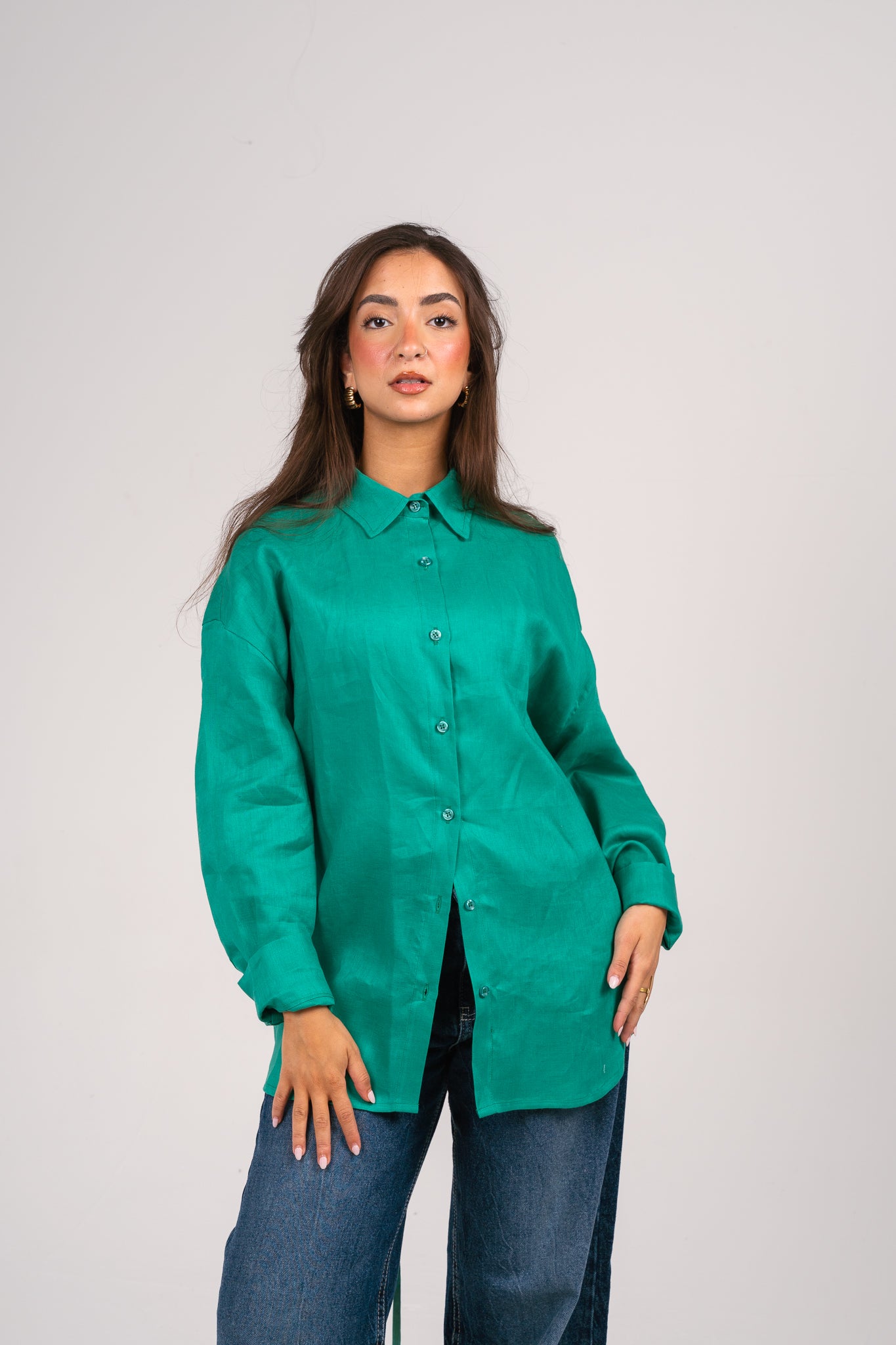 Wrap it shirt in Green