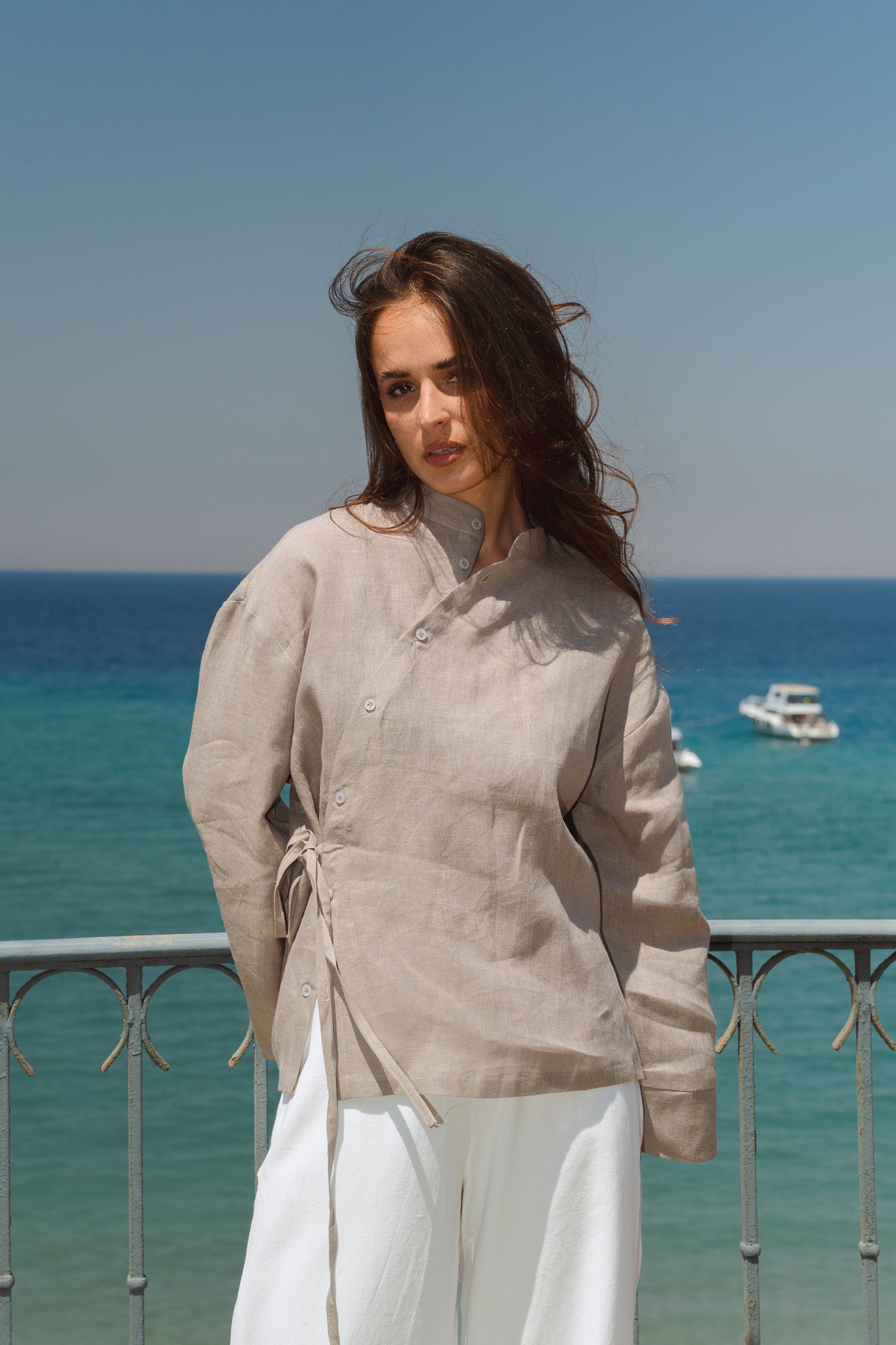 Honey Glow Shirt in Beige