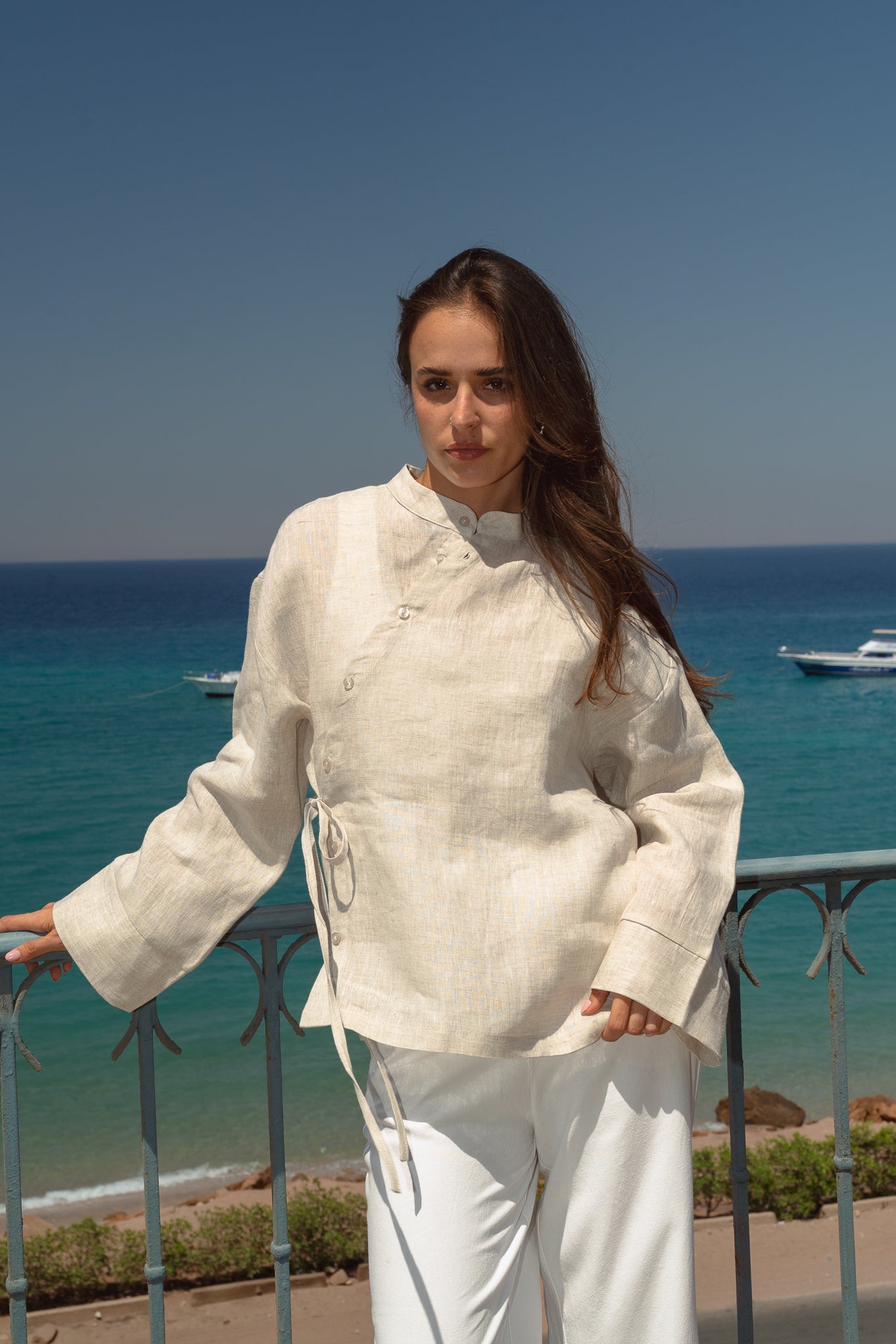 Honey Glow Shirt in Off-White
