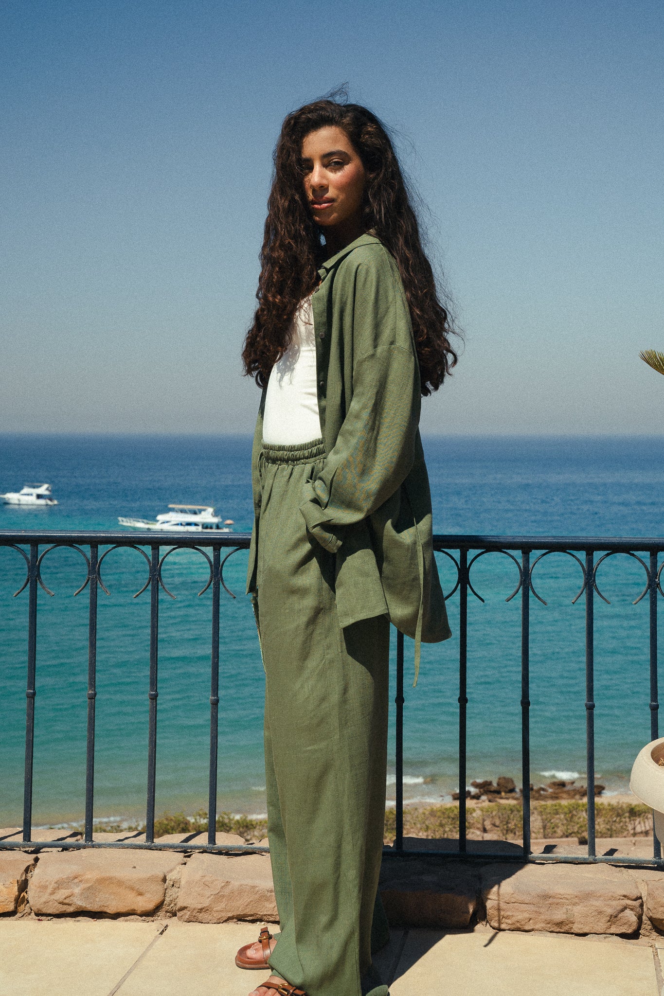 The Muse set in Olive