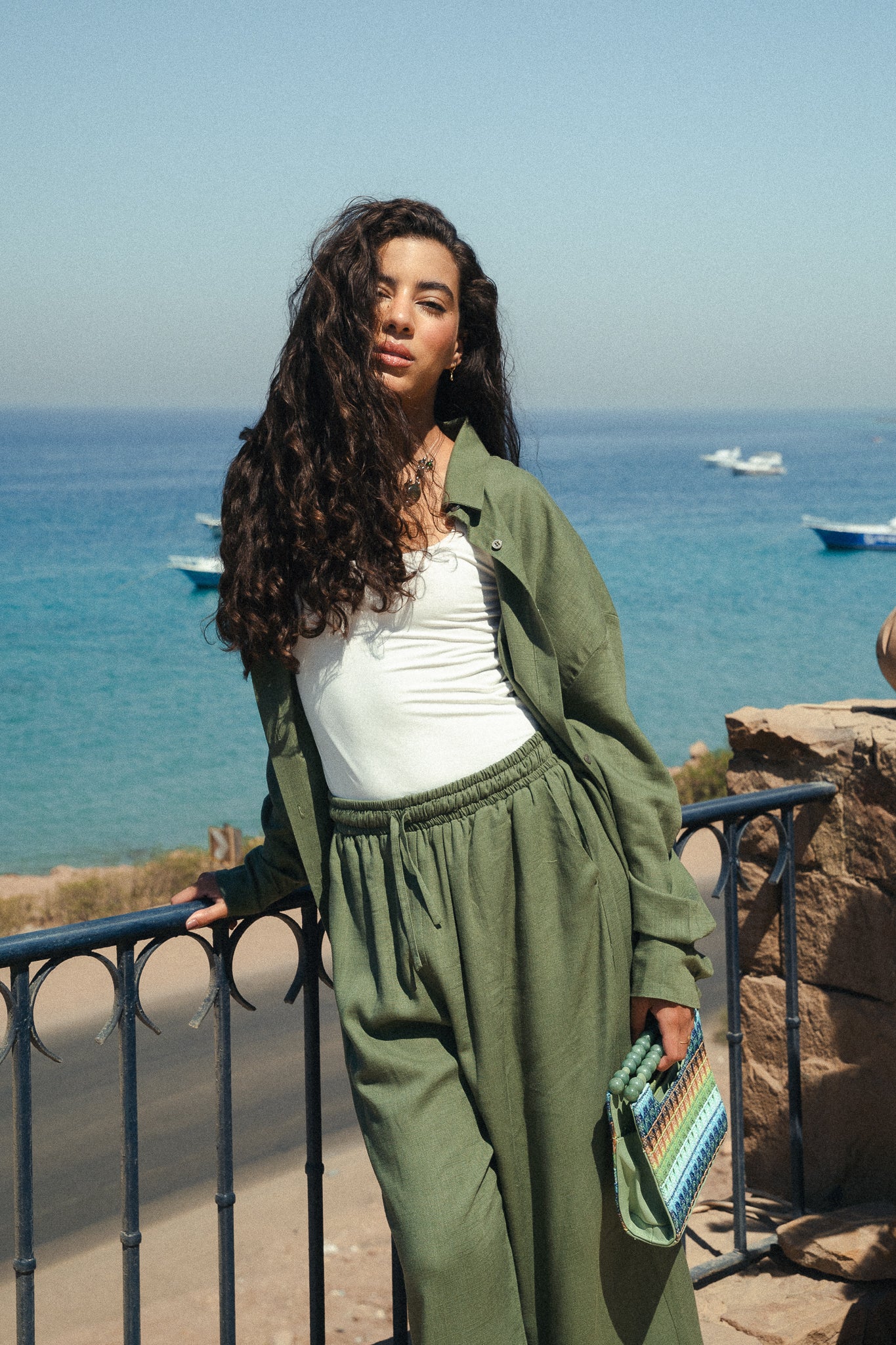 The Muse set in Olive
