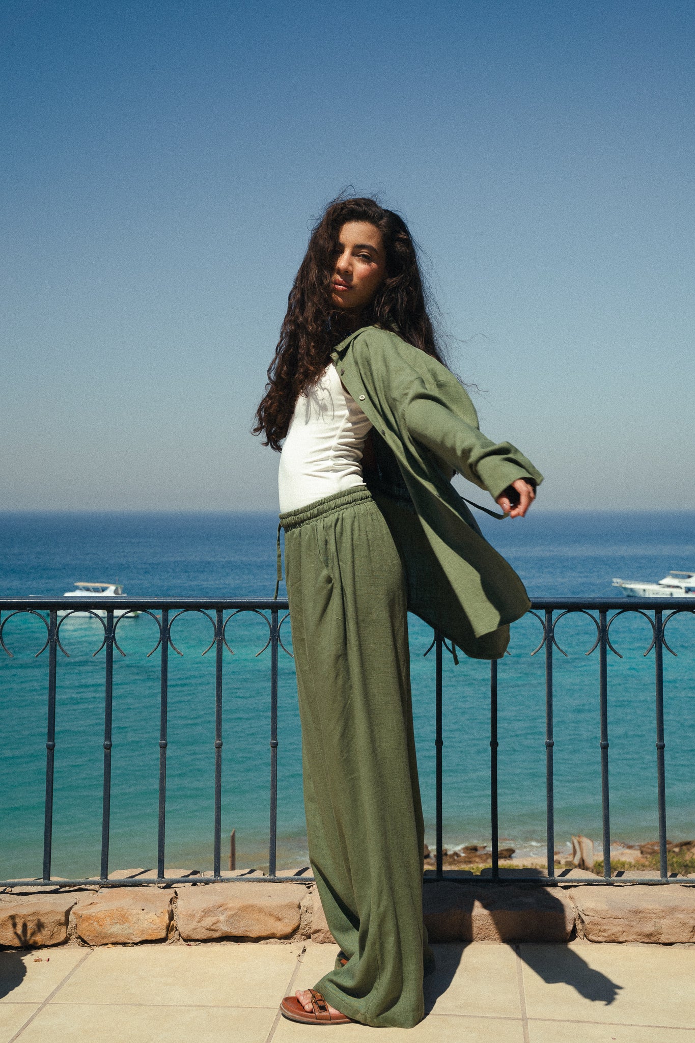 The Muse set in Olive