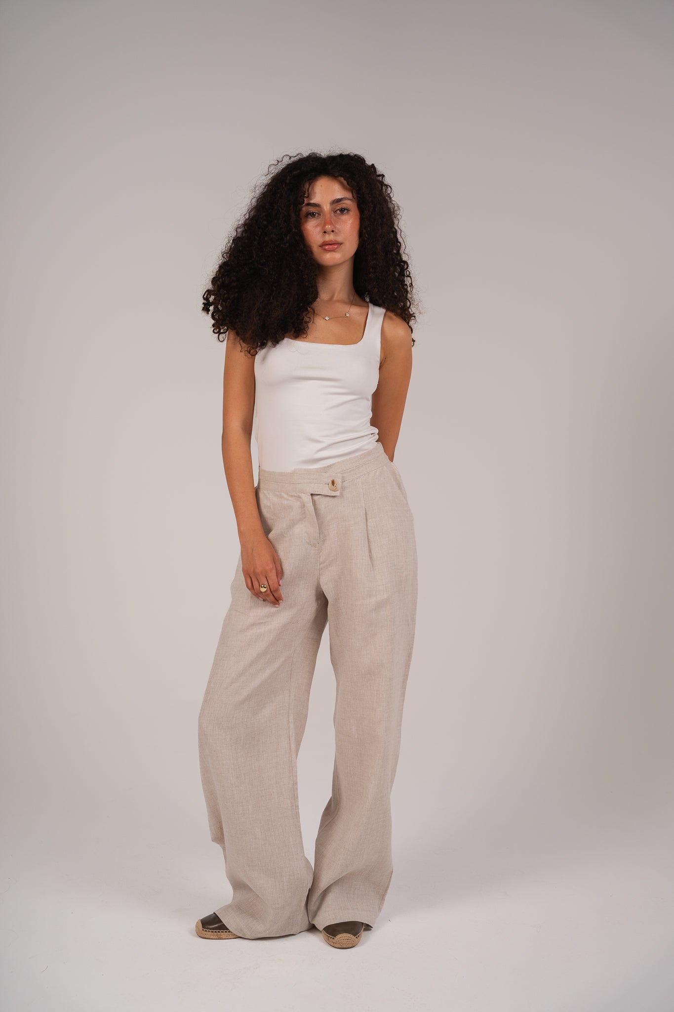 The Not So Formal Pants in Beige