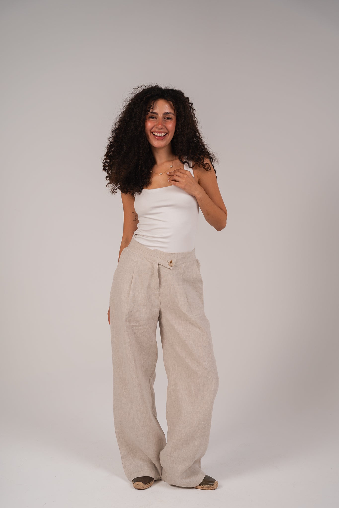 The Not So Formal Pants in Beige