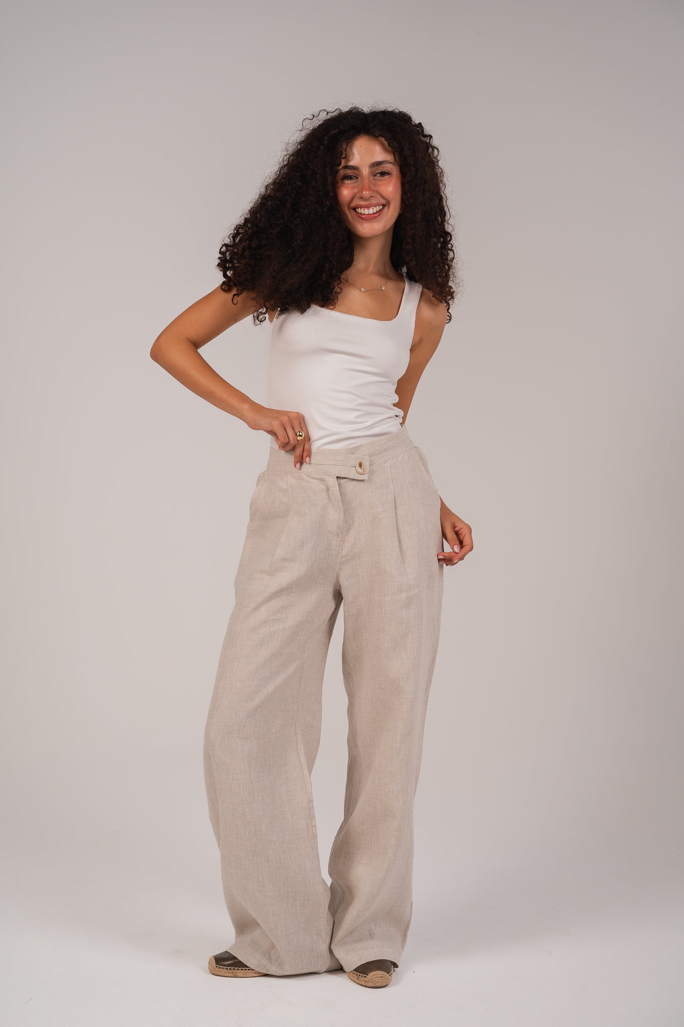 The Not So Formal Pants in Beige