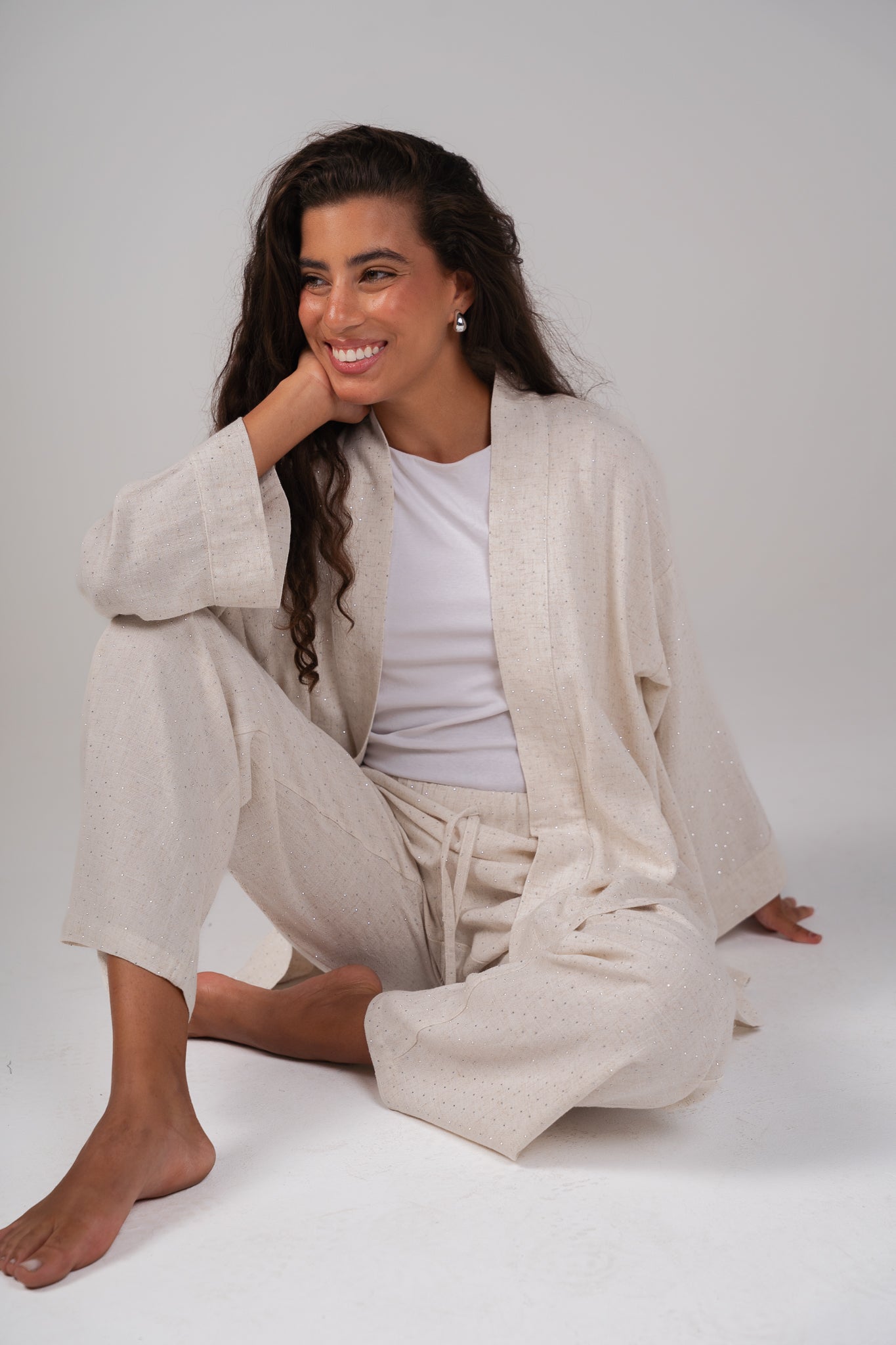 The Dazzle Set in Beige