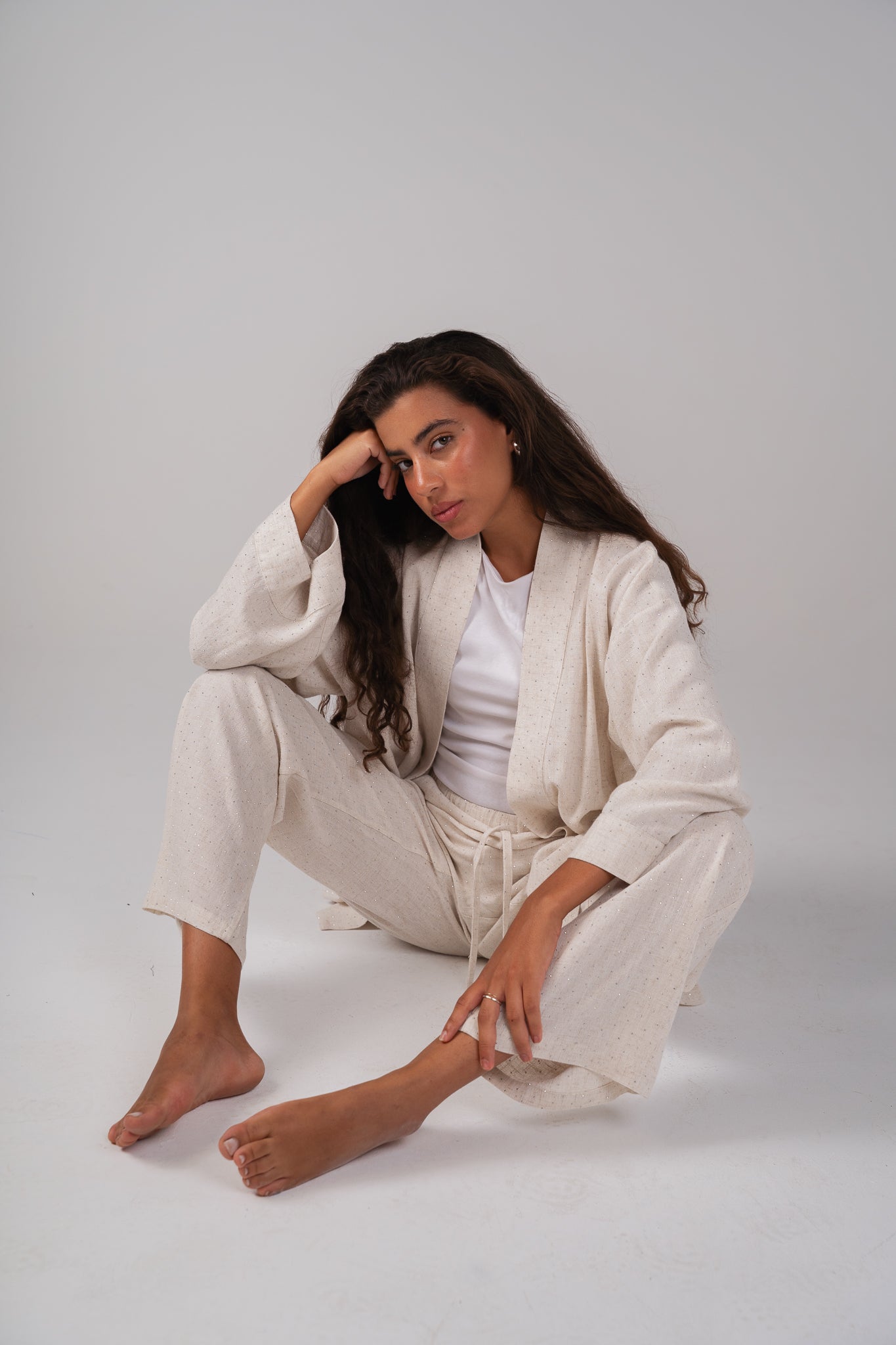 The Dazzle Set in Beige