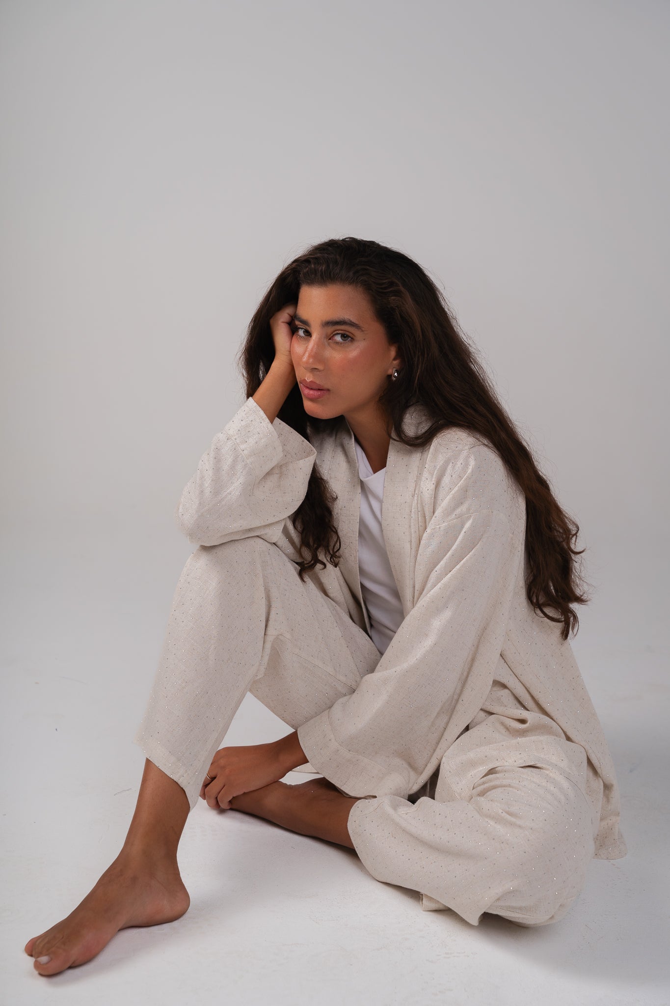 The Dazzle Set in Beige
