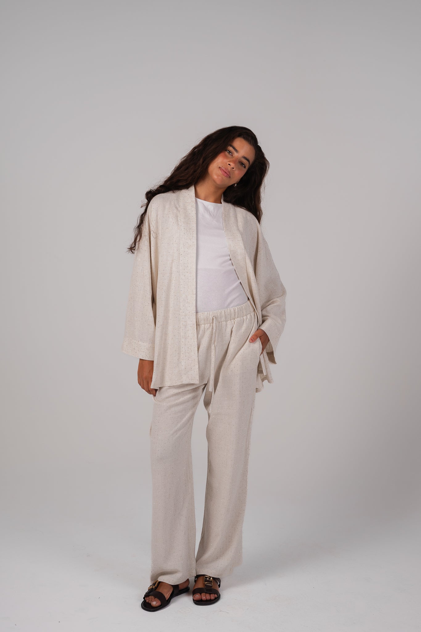The Dazzle Set in Beige