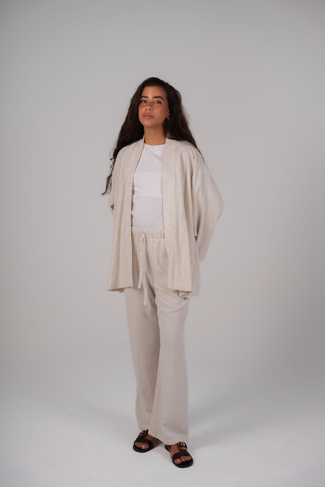 The Dazzle Set in Beige