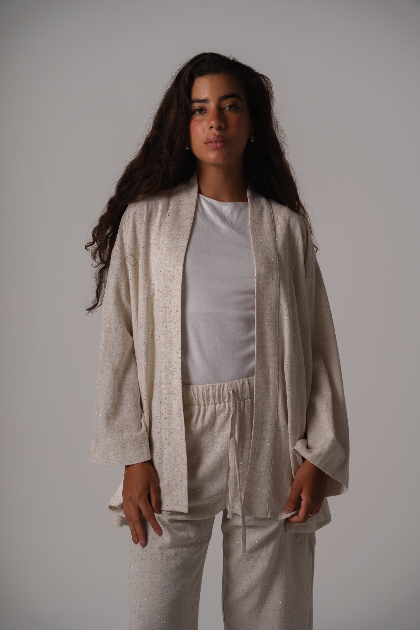 The Dazzle Set in Beige