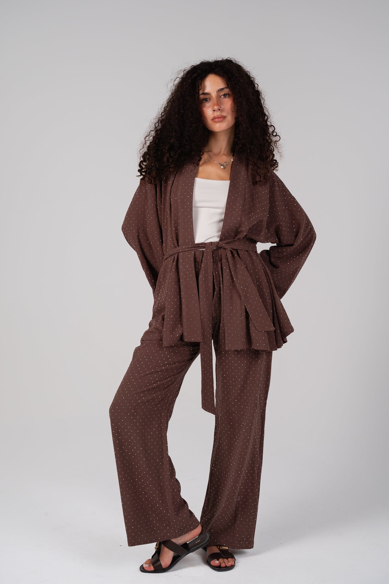 The Dazzle Set in Brown