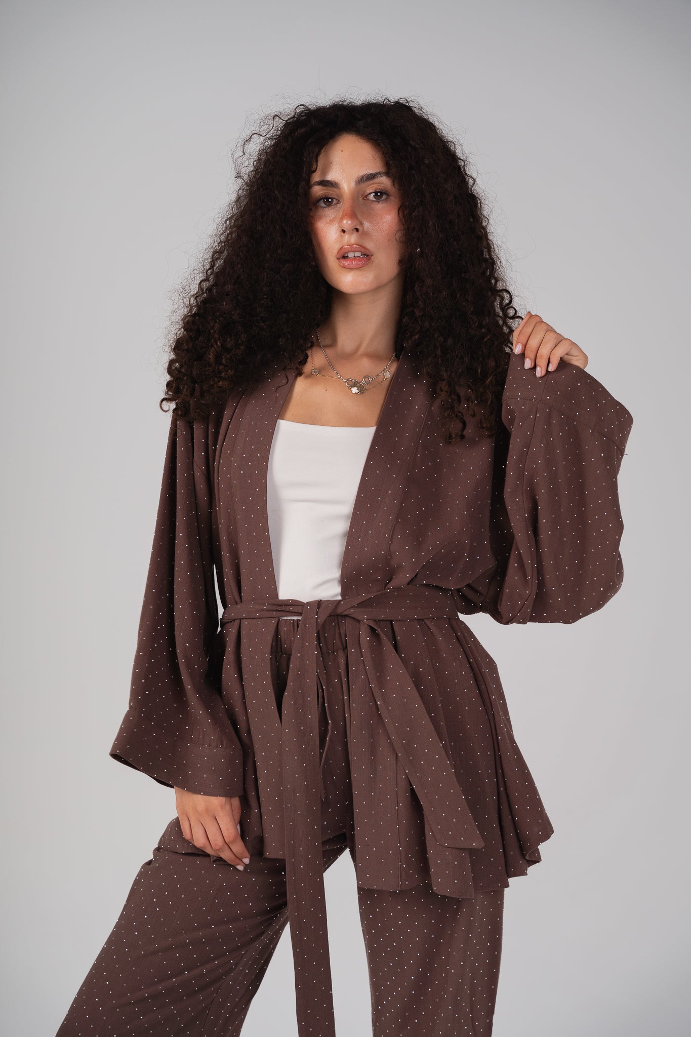 The Dazzle Set in Brown