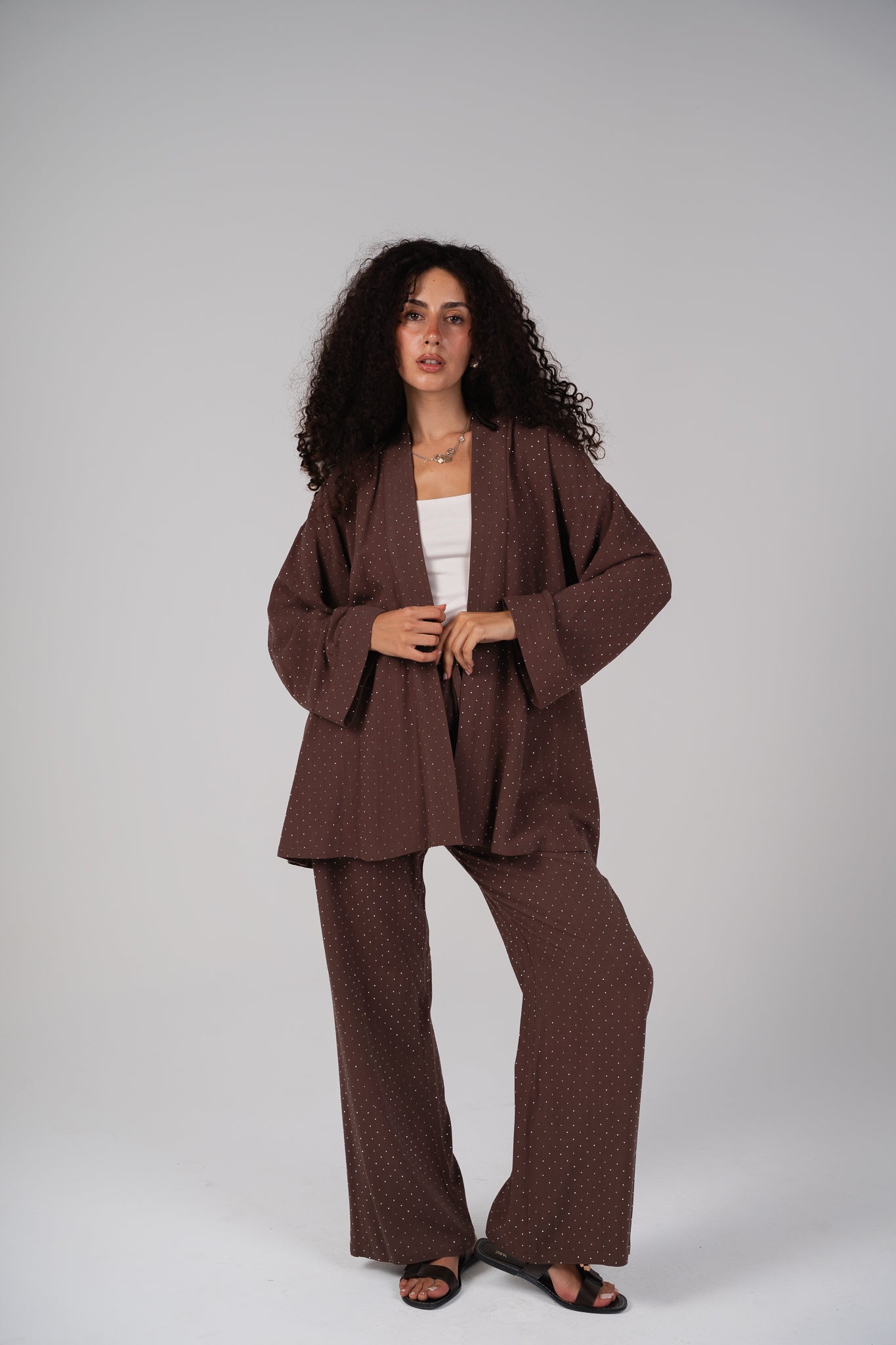 The Dazzle Set in Brown