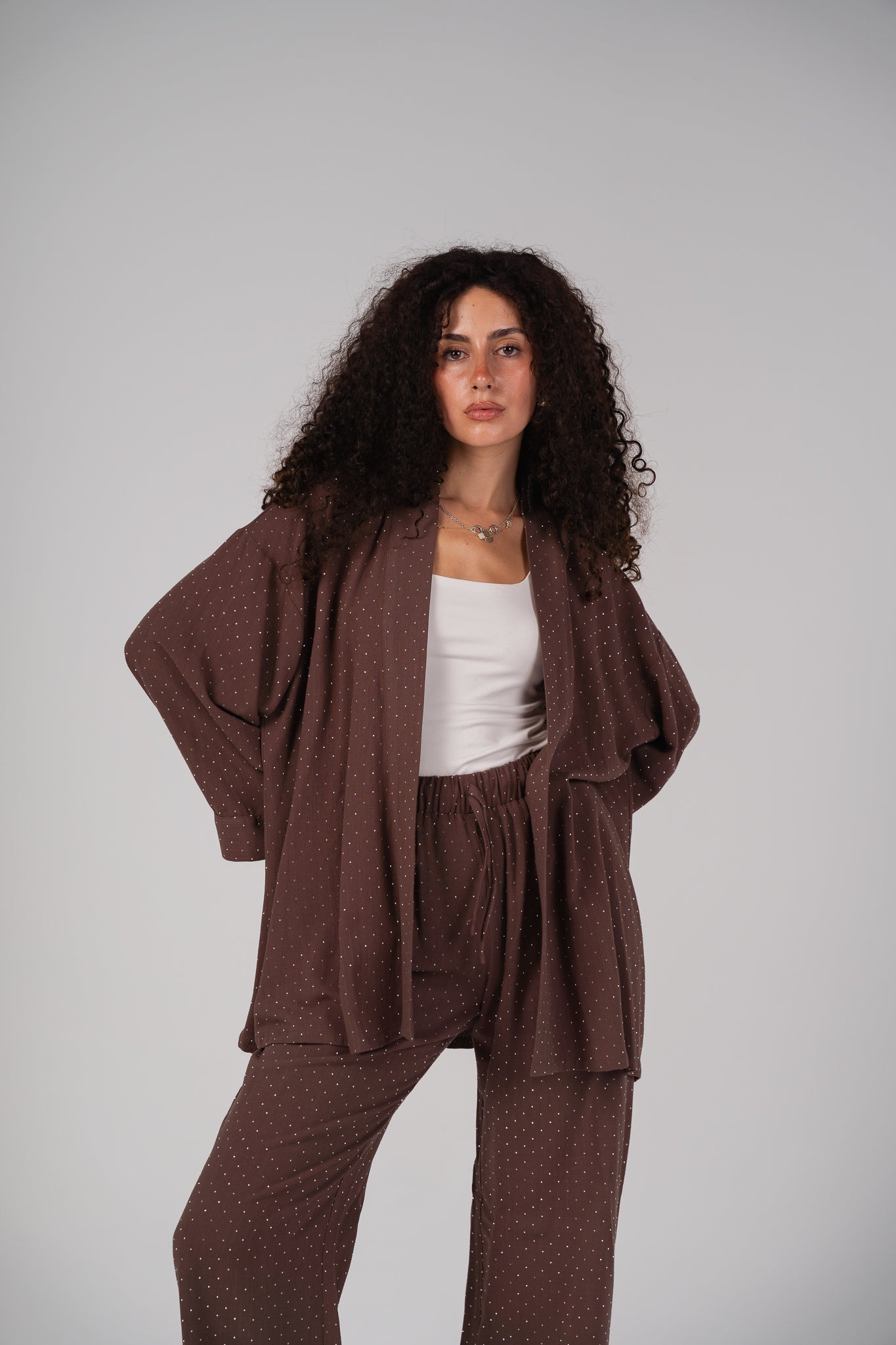 The Dazzle Set in Brown