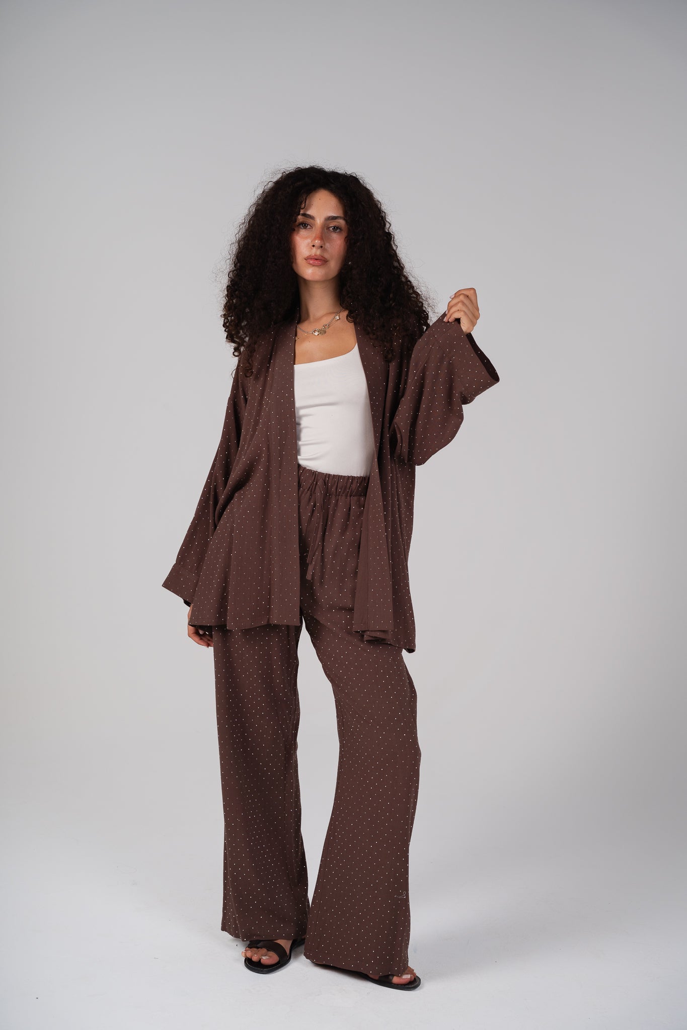 The Dazzle Set in Brown