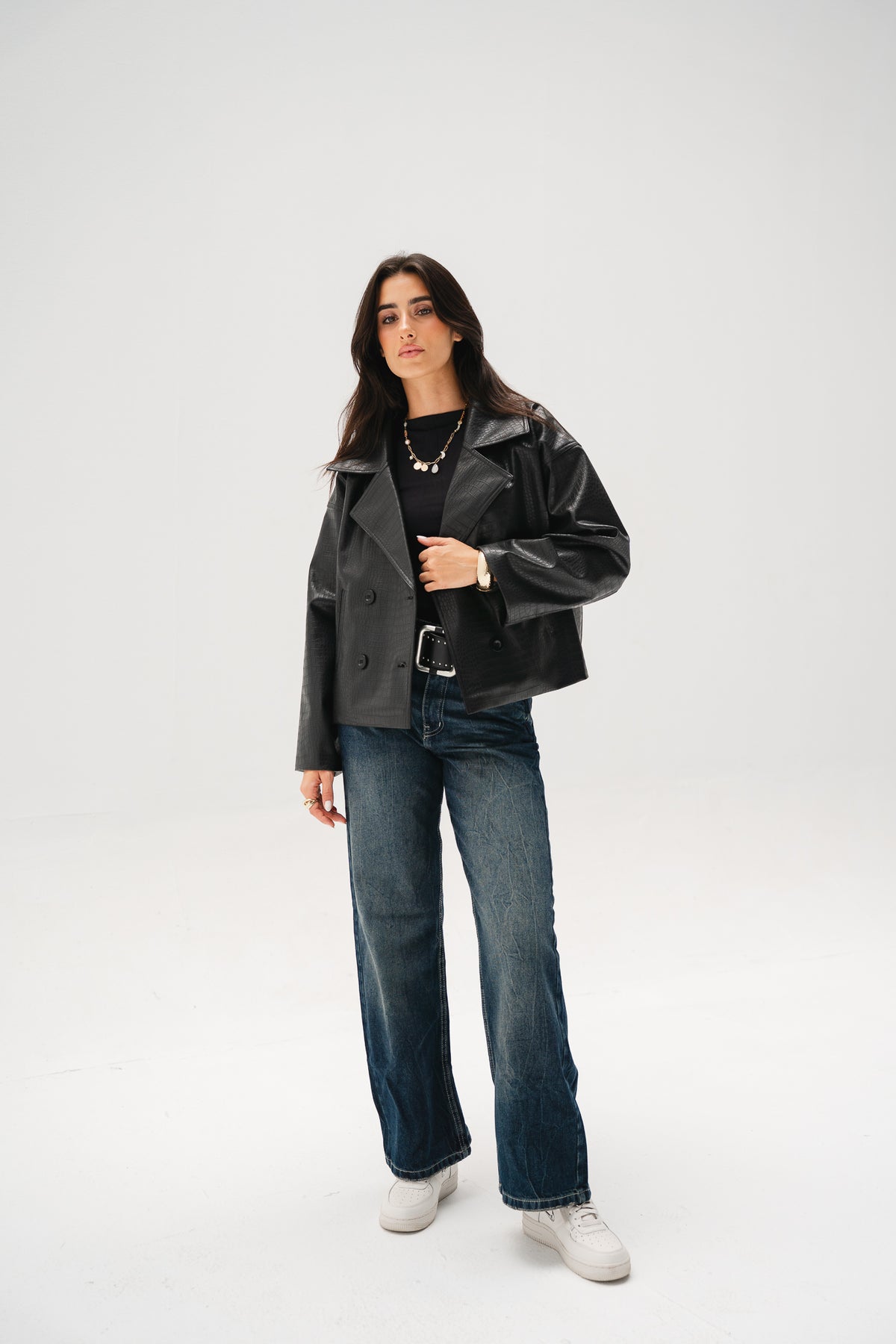 Wild Thing Leather Jacket in Black