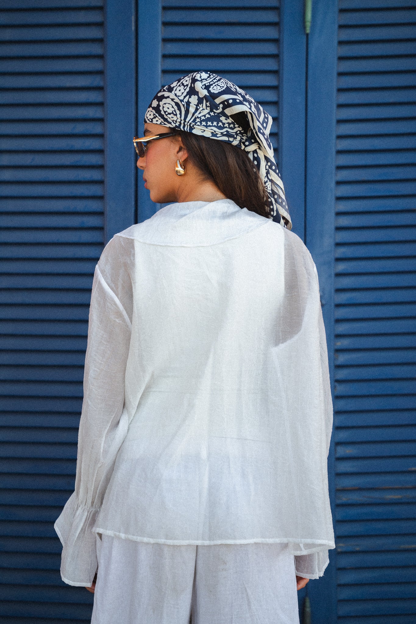 The Ruffles top in off-white