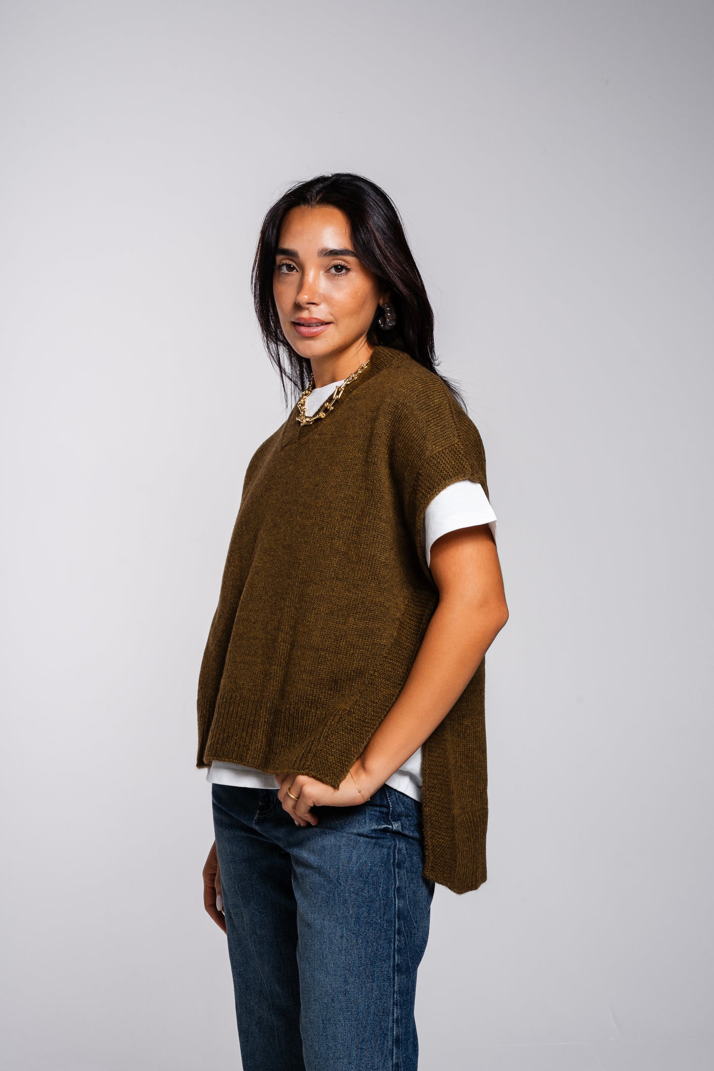 Last Call Vest in Olive