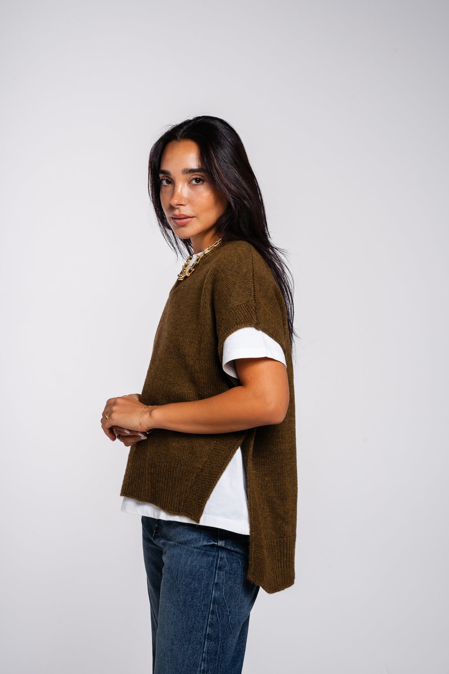 Last Call Vest in Olive