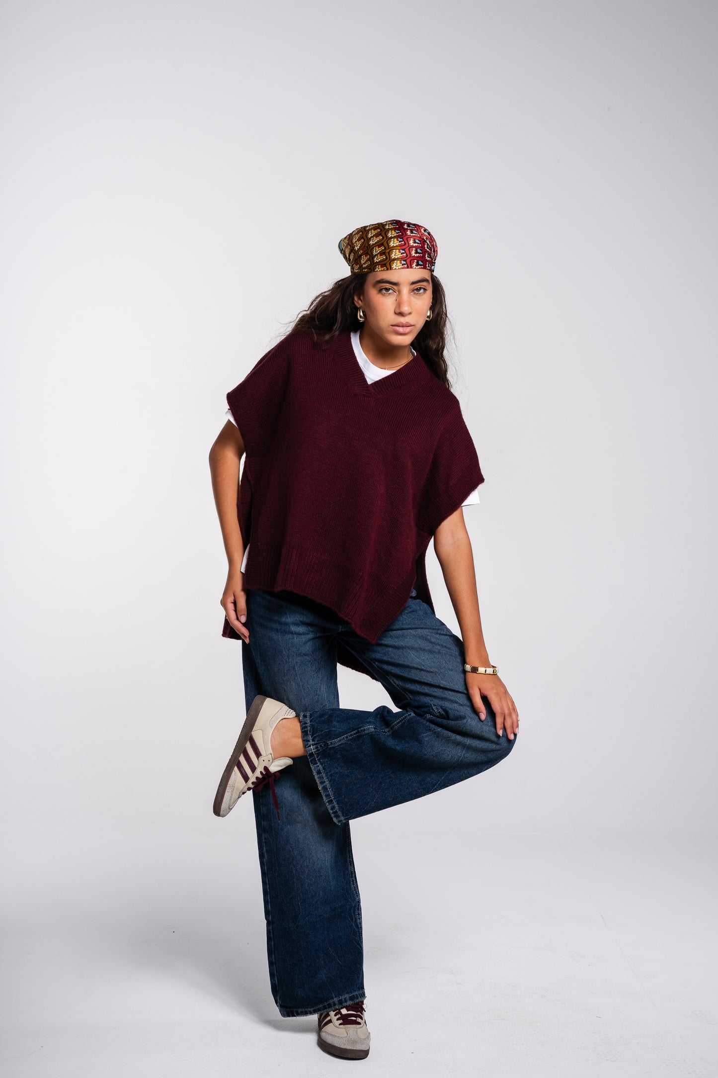 Last Call Vest in Burgundy