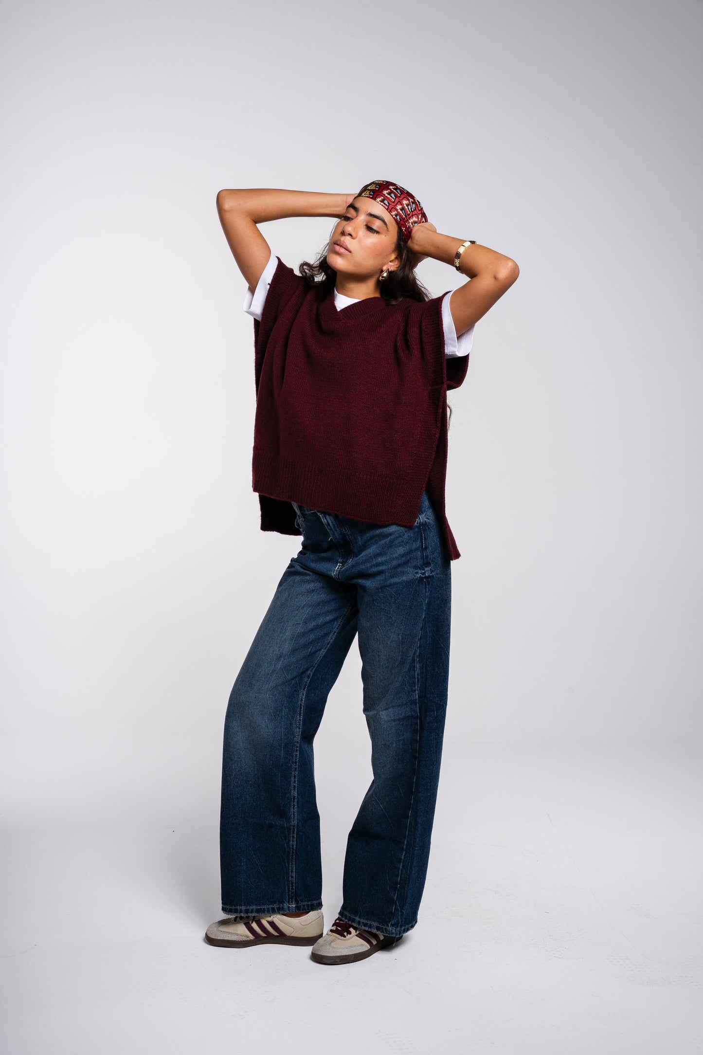Last Call Vest in Burgundy