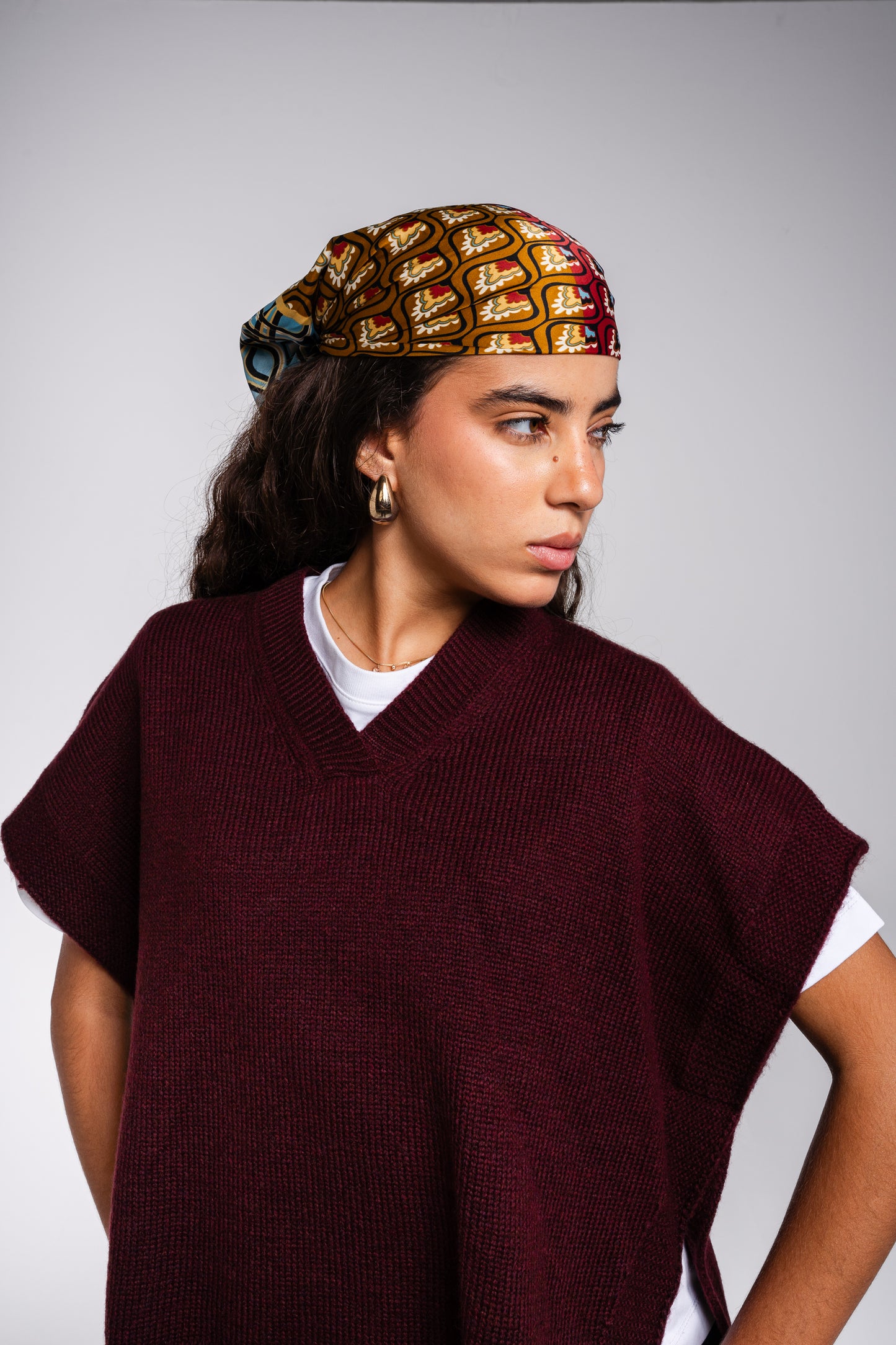 Last Call Vest in Burgundy