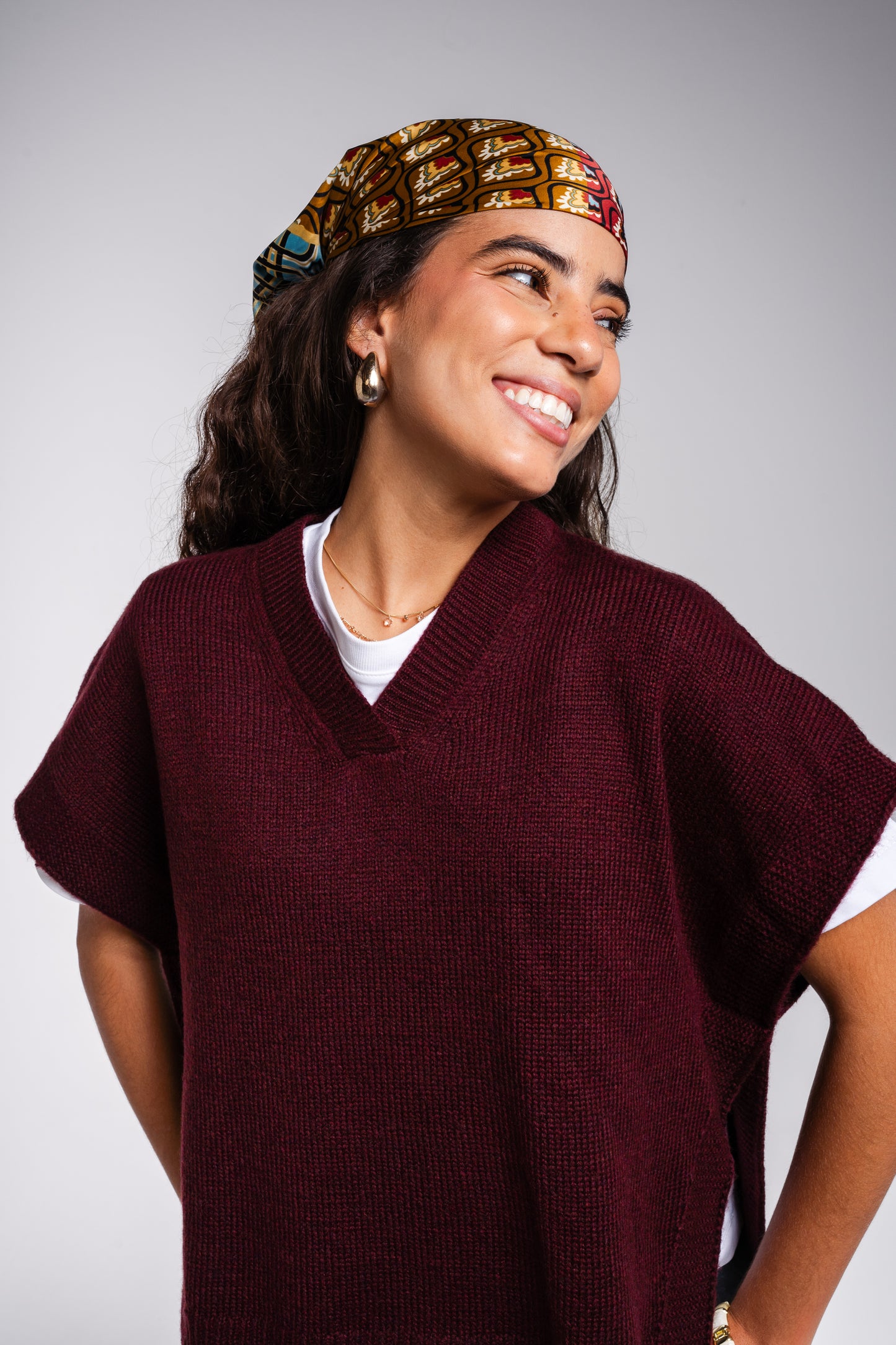 Last Call Vest in Burgundy