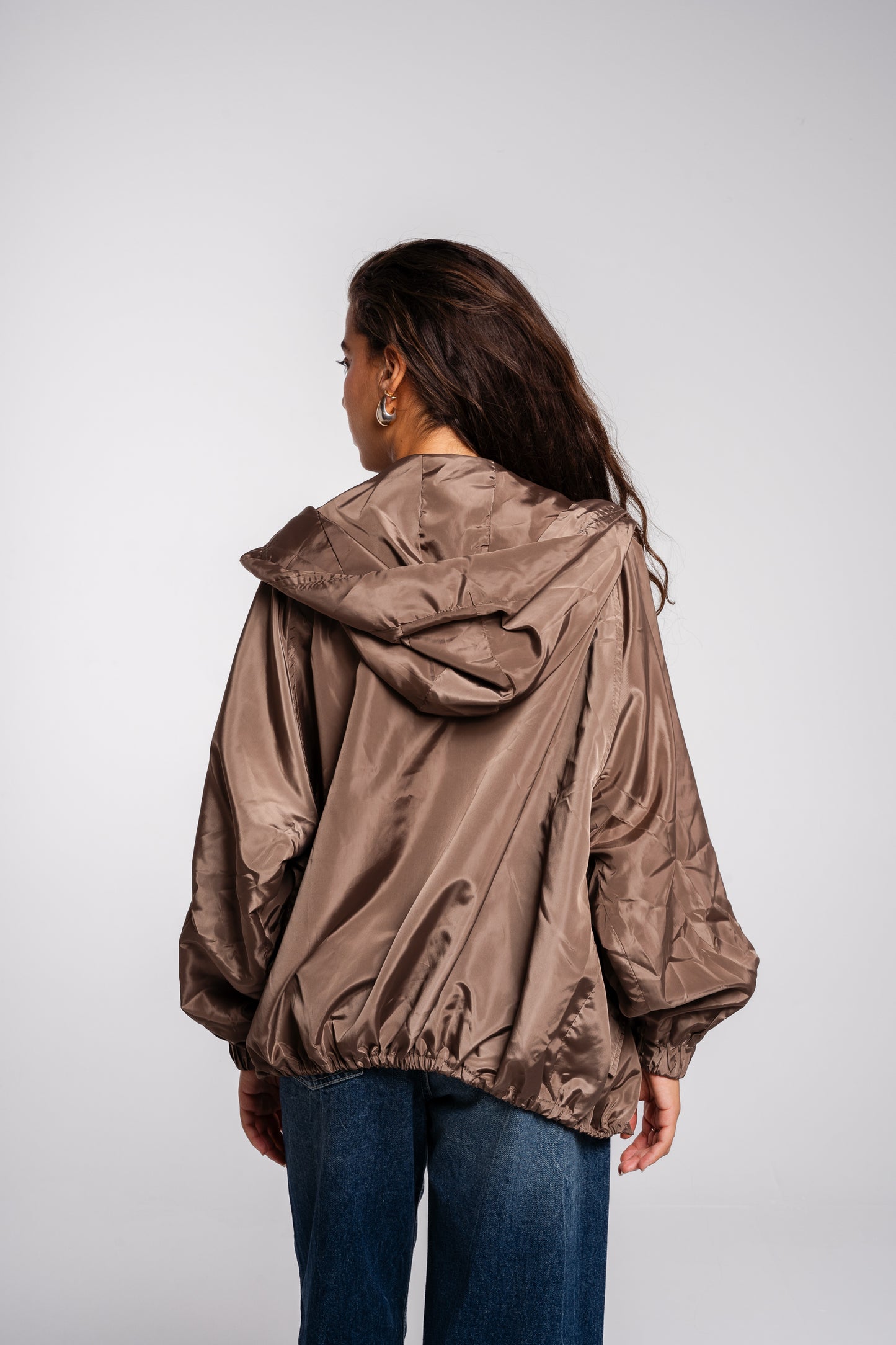 Waterproof Jacket in Cafe