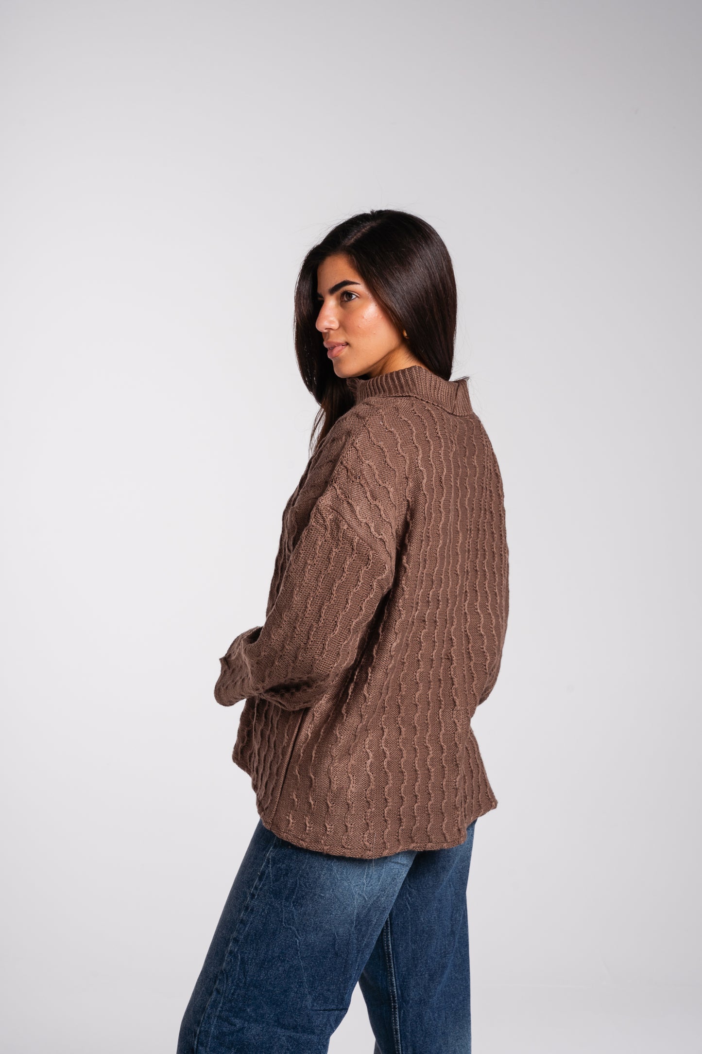 Going Places Pullover in Cafe