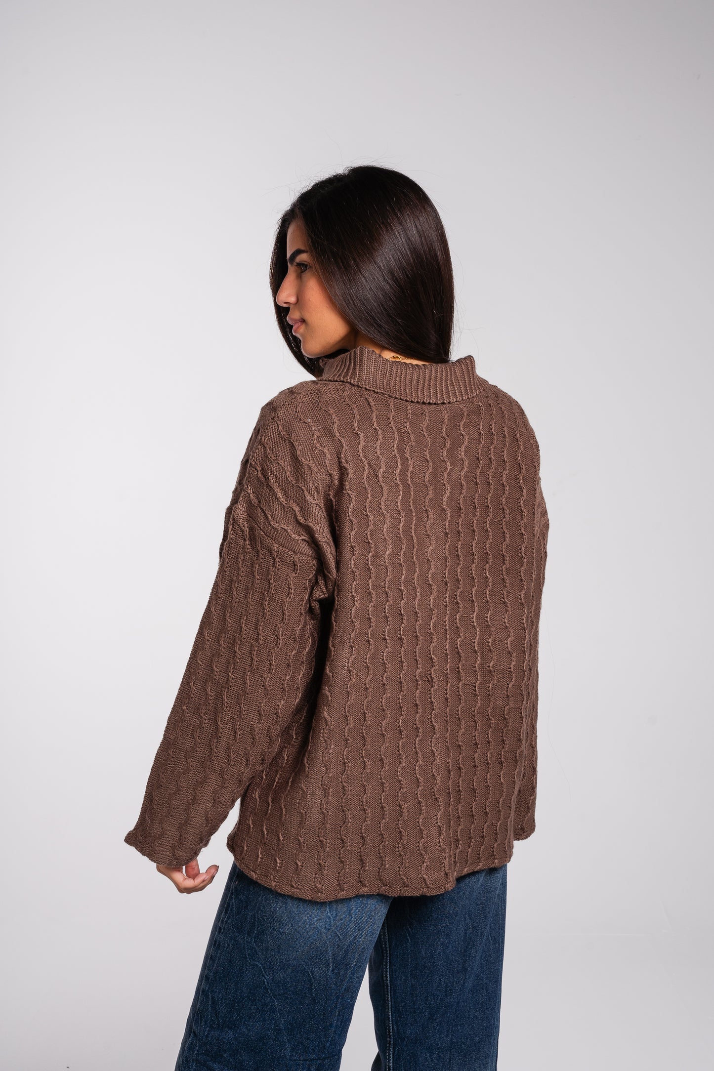 Going Places Pullover in Cafe