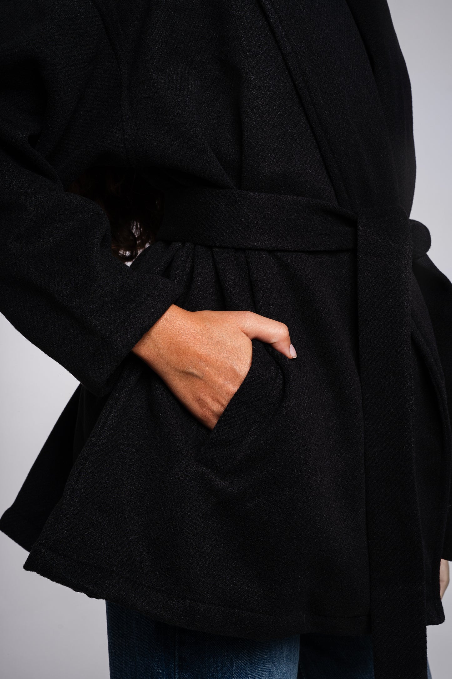 Forever yours jacket in Black