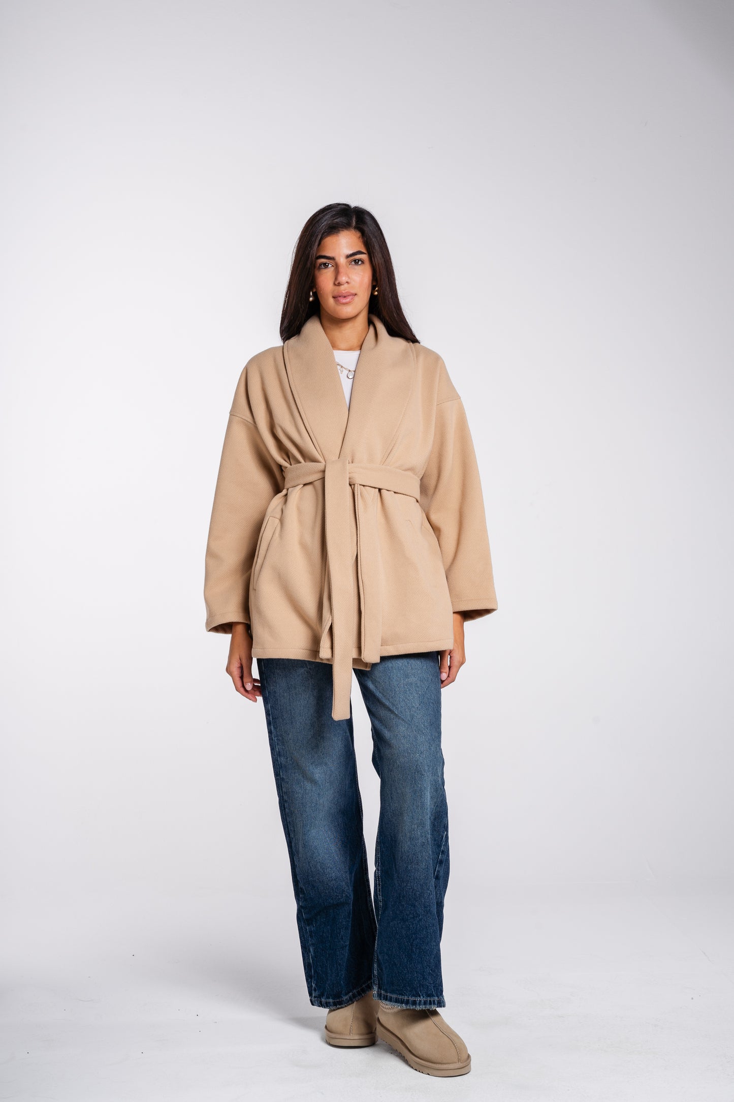 Forever yours jacket in Beige