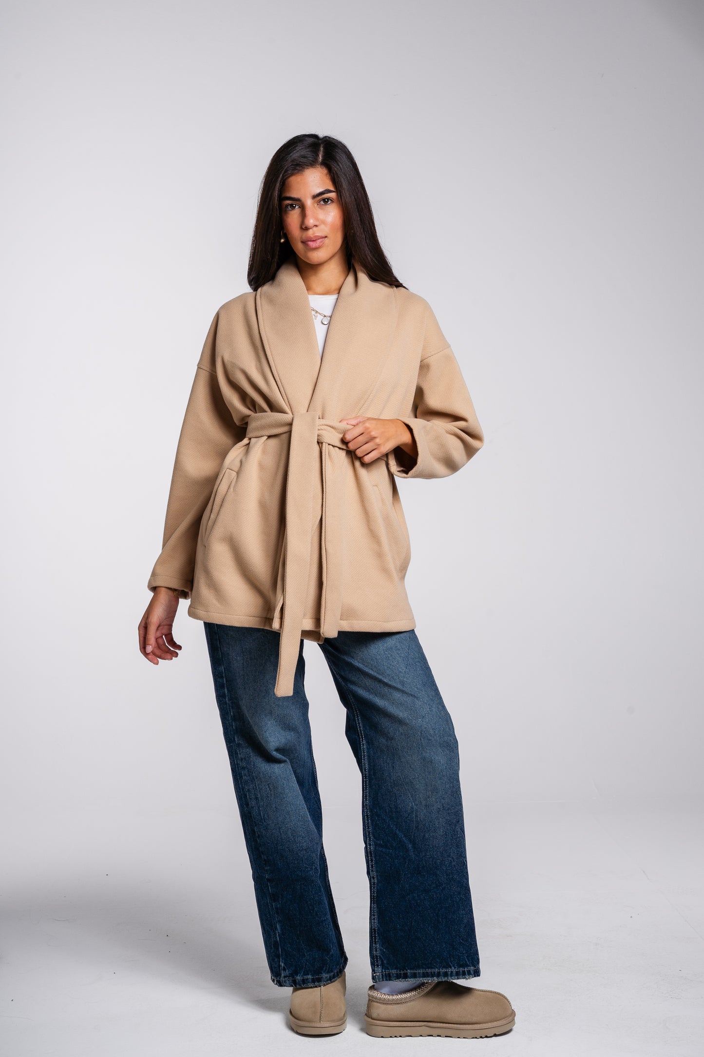 Forever yours jacket in Beige