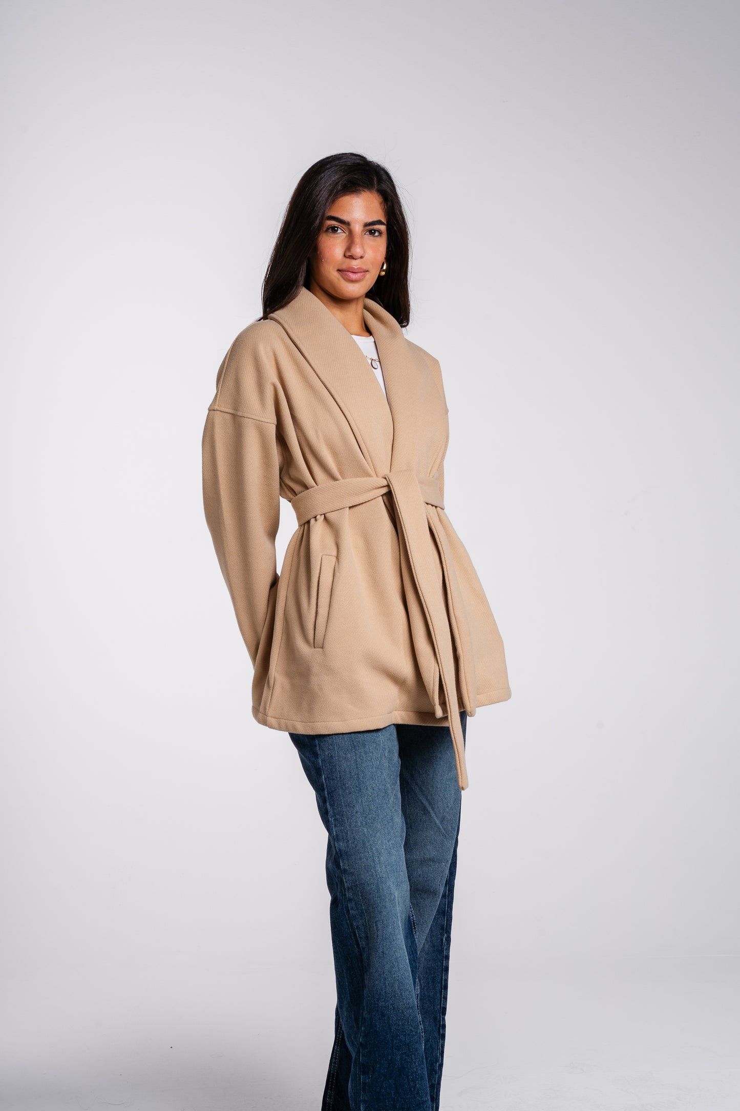 Forever yours jacket in Beige