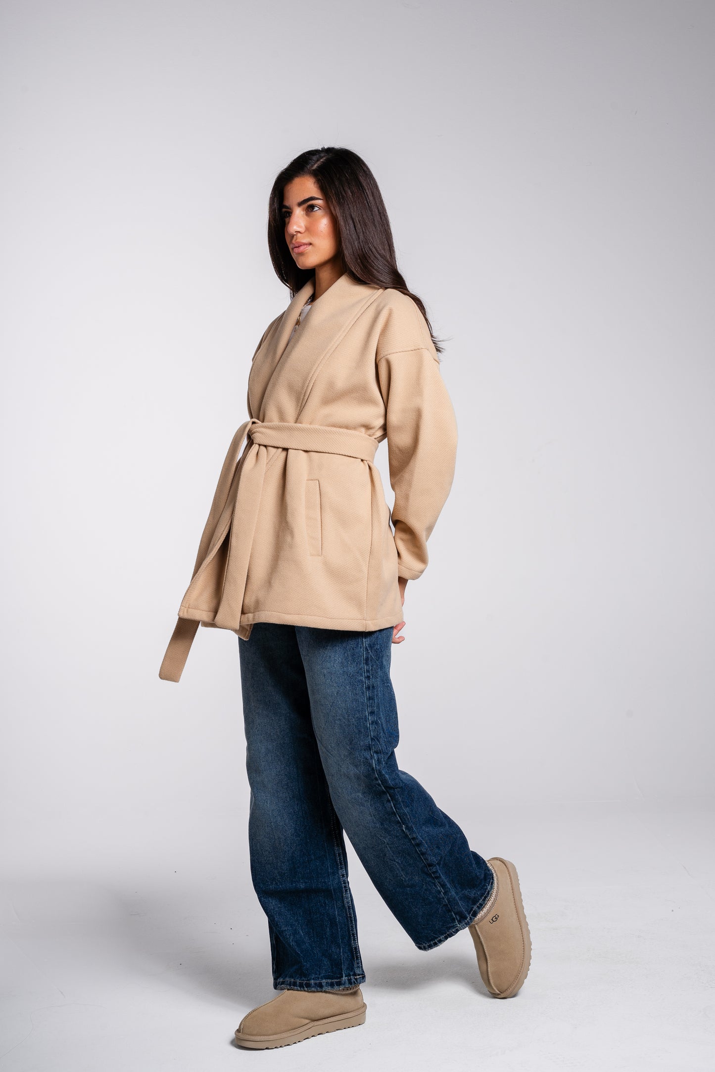 Forever yours jacket in Beige
