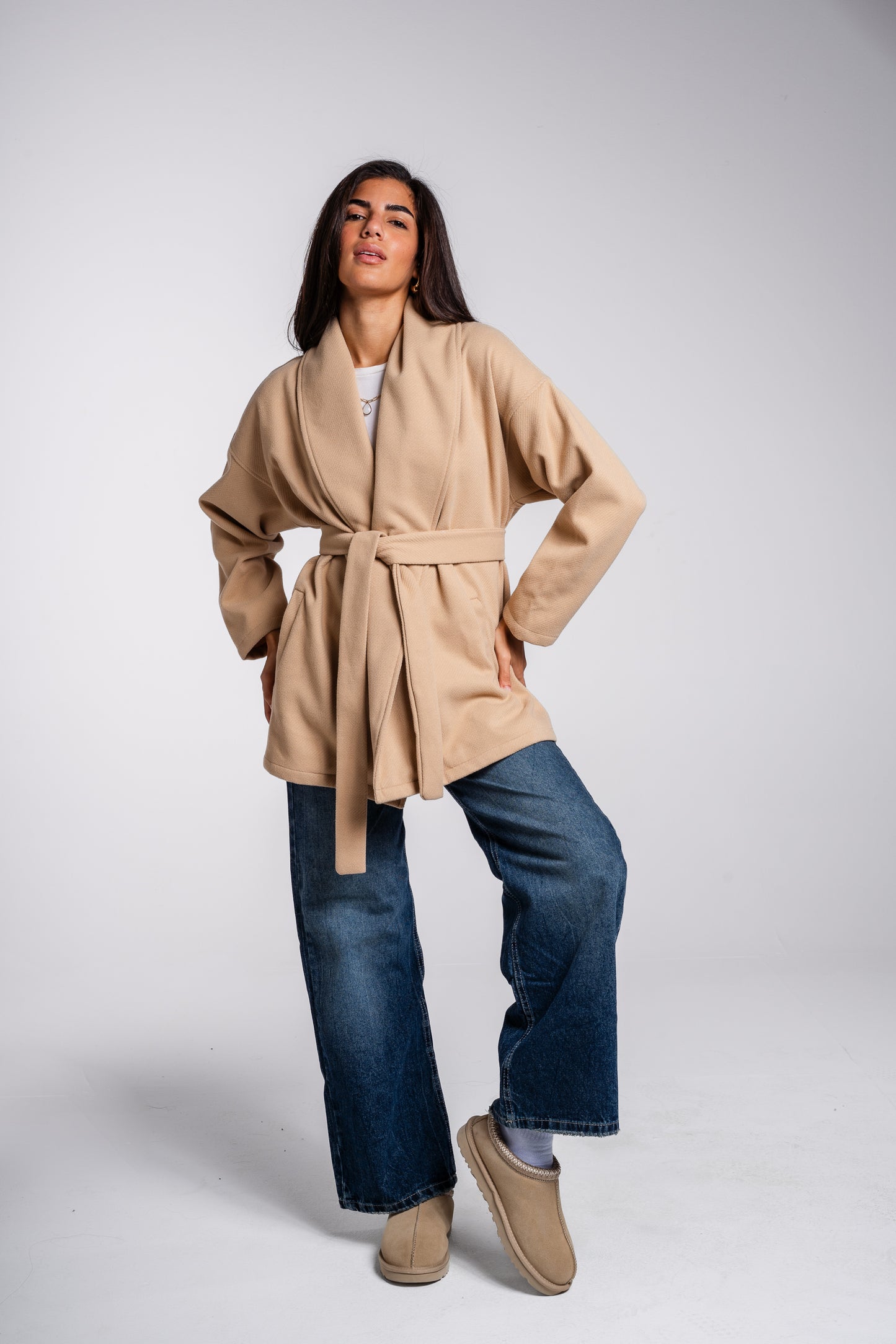 Forever yours jacket in Beige