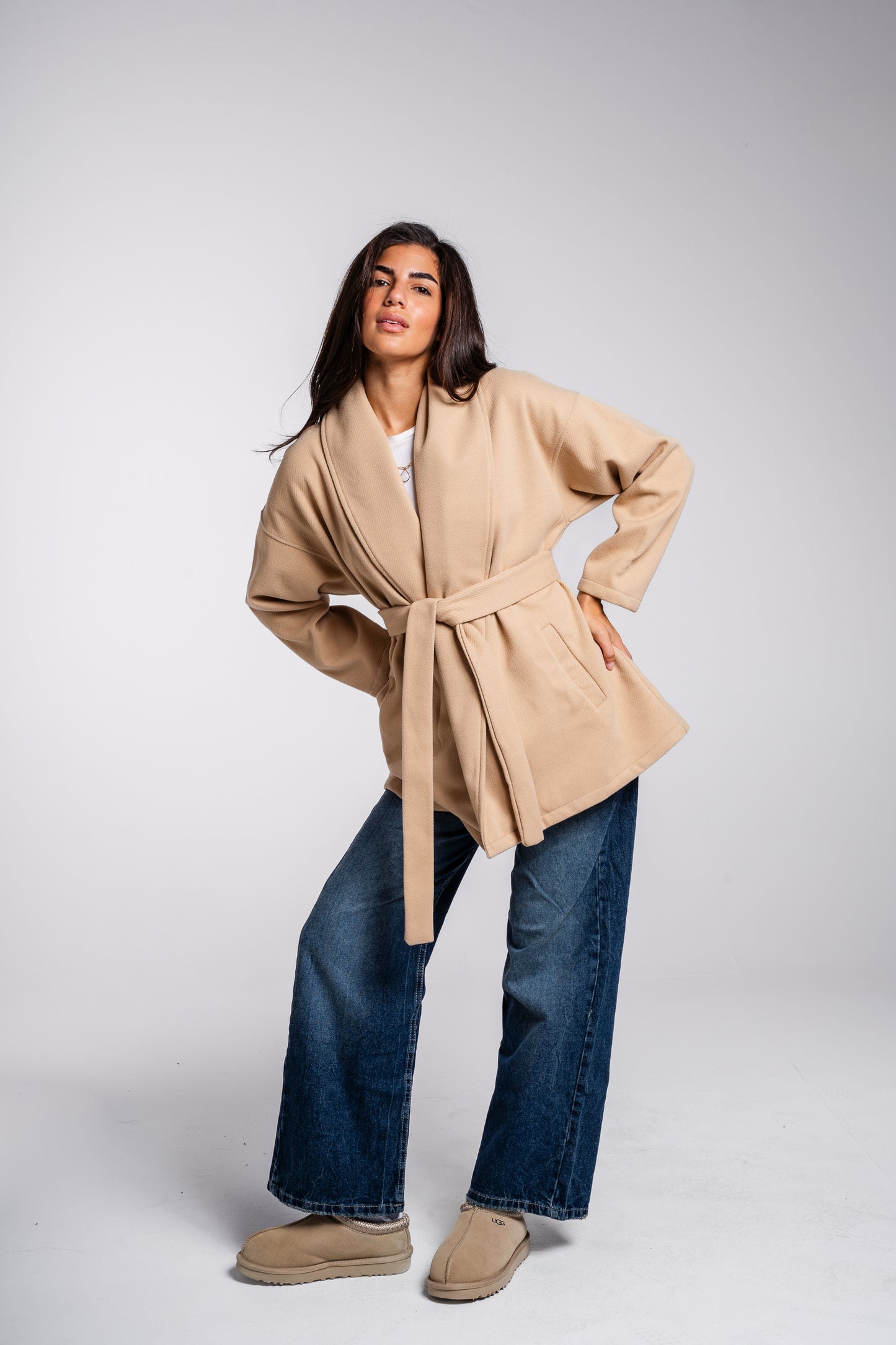 Forever yours jacket in Beige