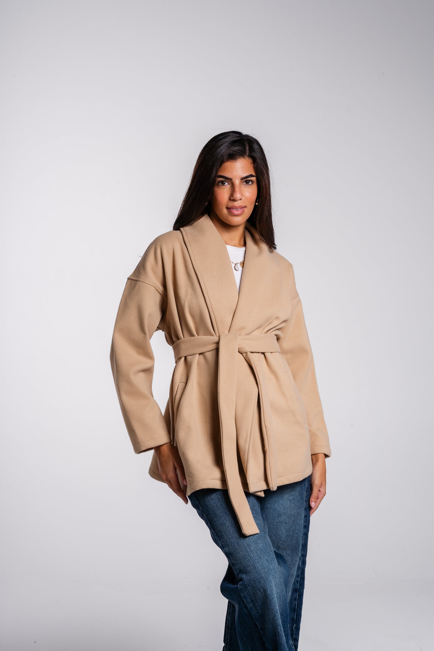 Forever yours jacket in Beige