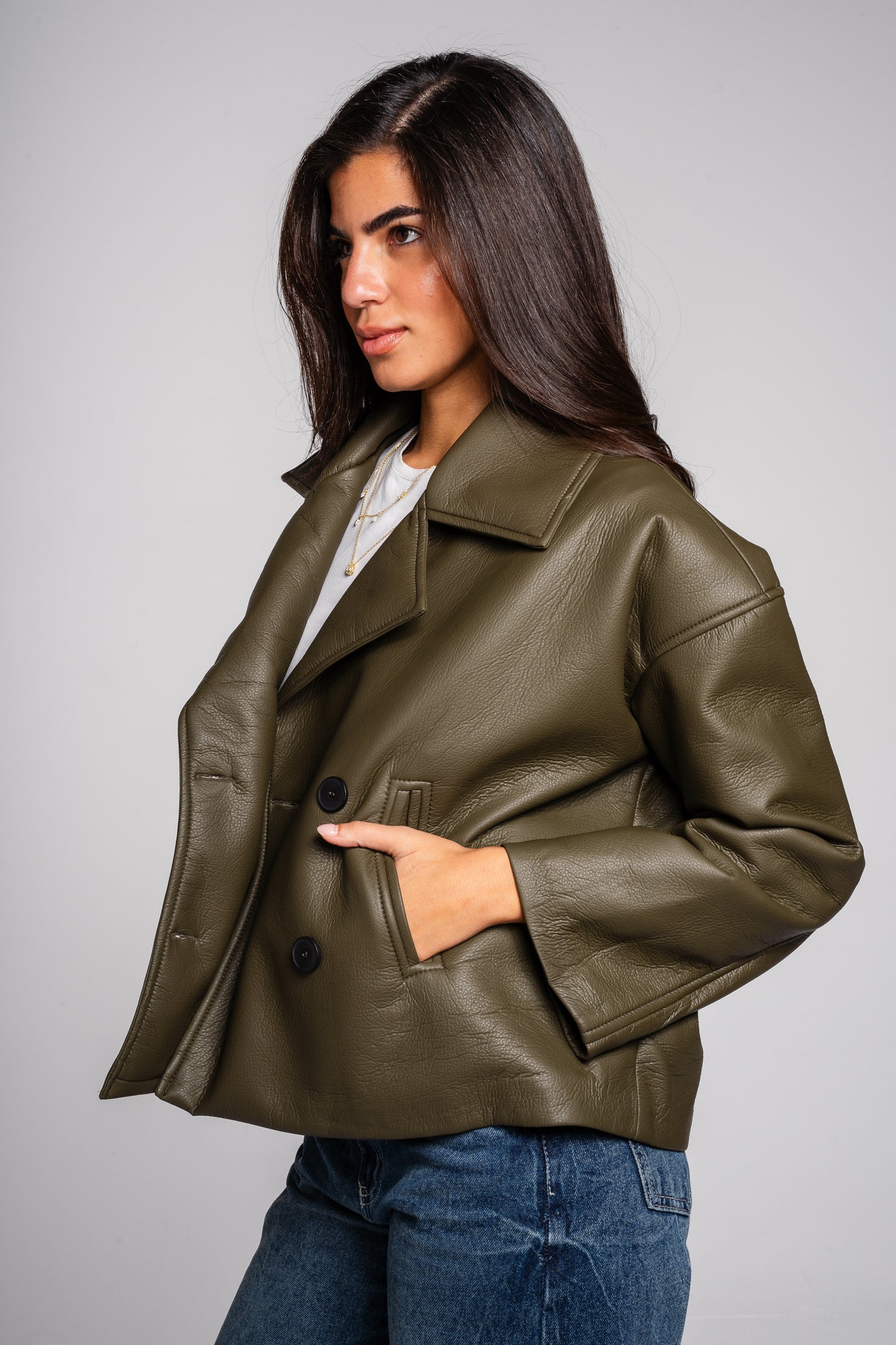 After Glow Jacket in Olive